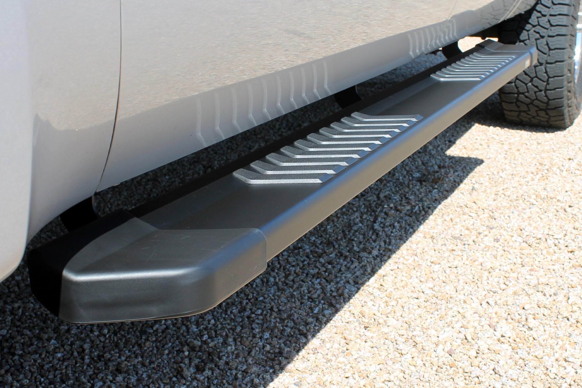 Running Boards Raptor Series Steps 6in OEM Style Black Aluminum Compatible with 99-16 F-250/F-350 Super Duty Crew Cab