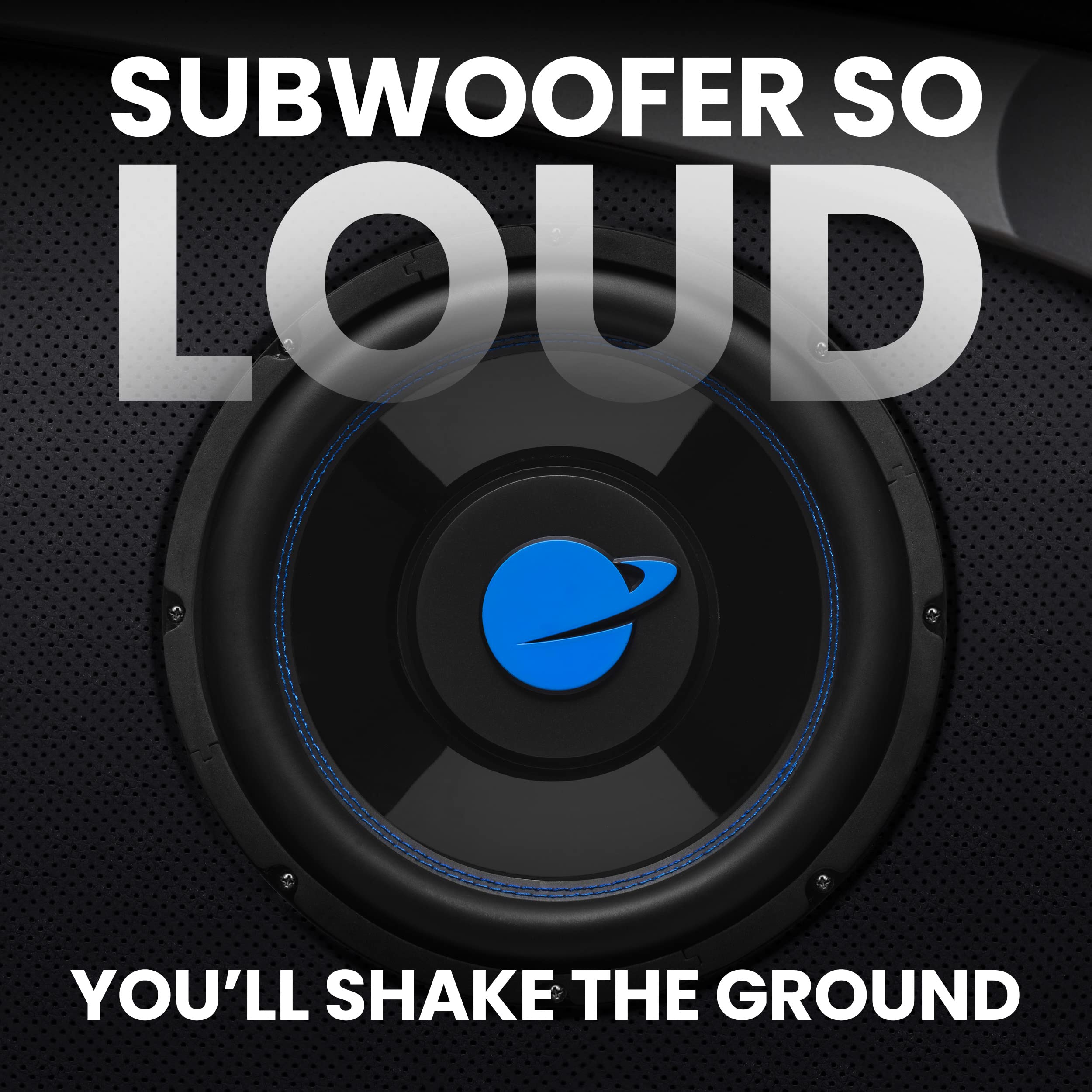 Planet Audio Pulse Series PL12S 12 Inch Car Audio Subwoofer - 1000 Watts Max, Single 4 Ohm Voice Coil, Sold Individually, for Truck, Boxes and Enclosures, Use with Amplifier