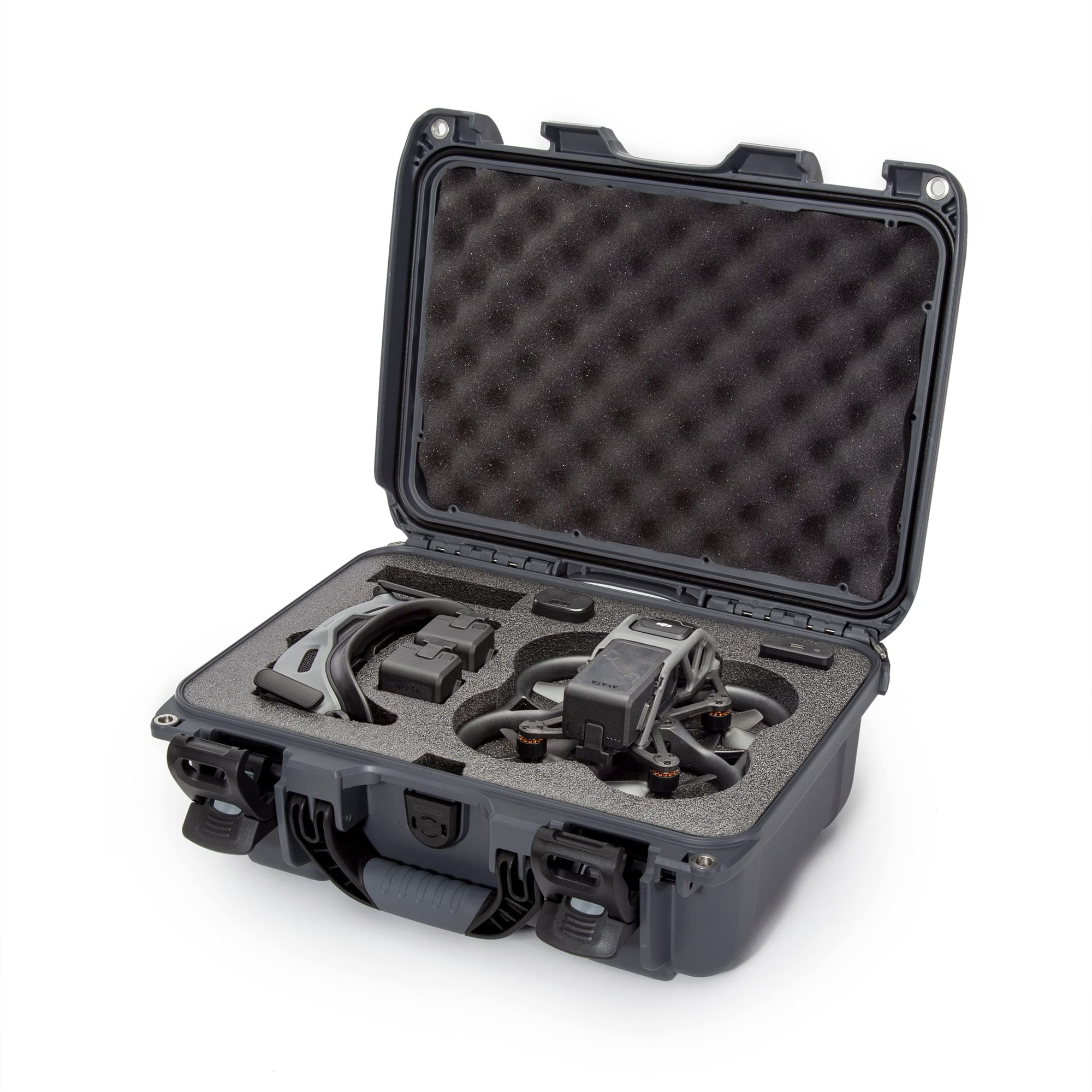 Waterproof Nanuk 915 Hard Case with Foam Insert for DJI Avata FPV Unit, Goggles and Controller - Graphite (915S-080GP-0A0-C0778)