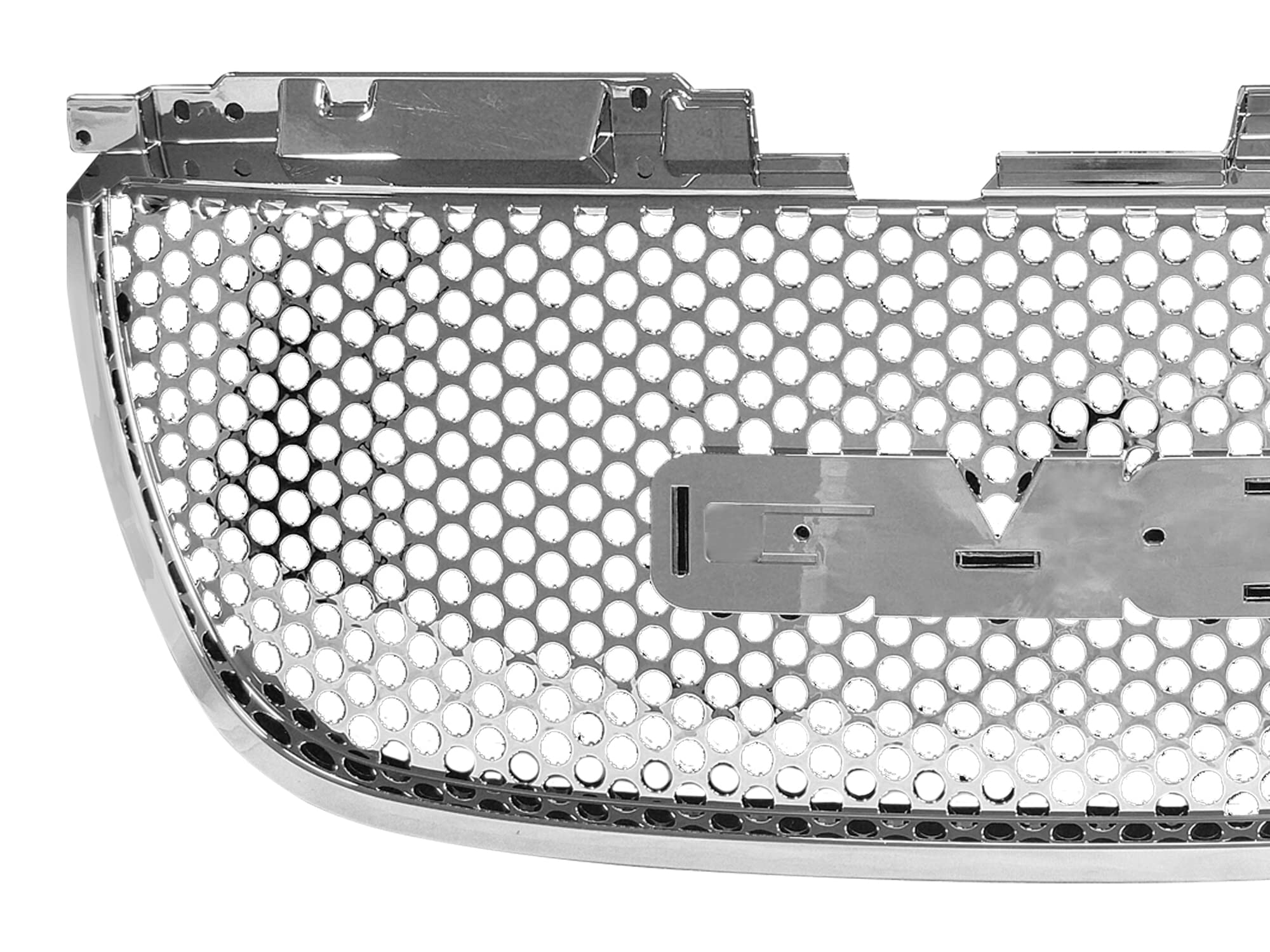 7148734 Armordillo USA Chrome Mesh Front Hood Grille Fits 2007-2014 GMC Yukon