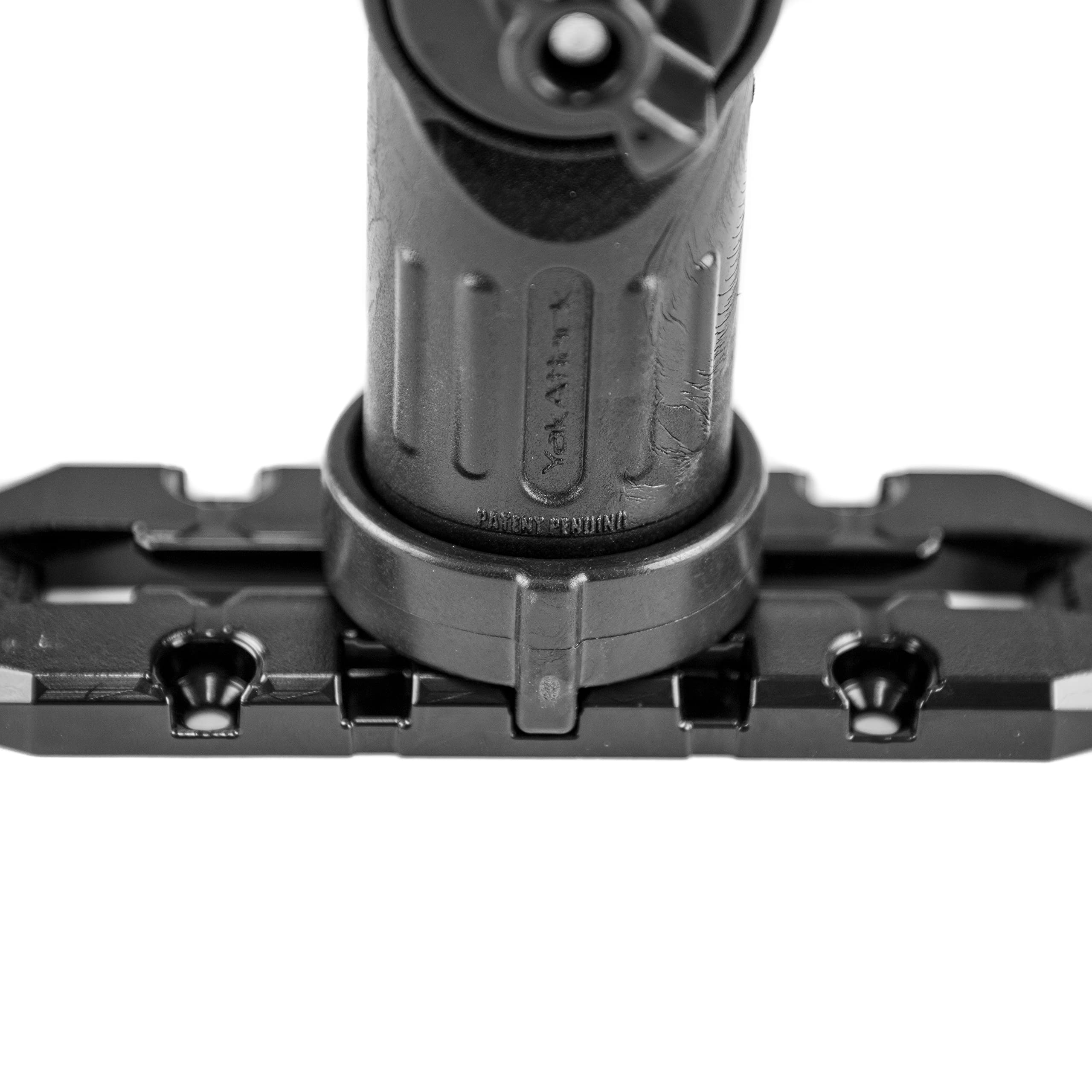 MightyMount XL YakAttack GridLoc 6” Track Mount - Black | Kayak Rail Accessory with Hardware Included | Compatible with BlackPak Pro & Kayak Track Systems | Durable Mounting Solution for Kayak Gear