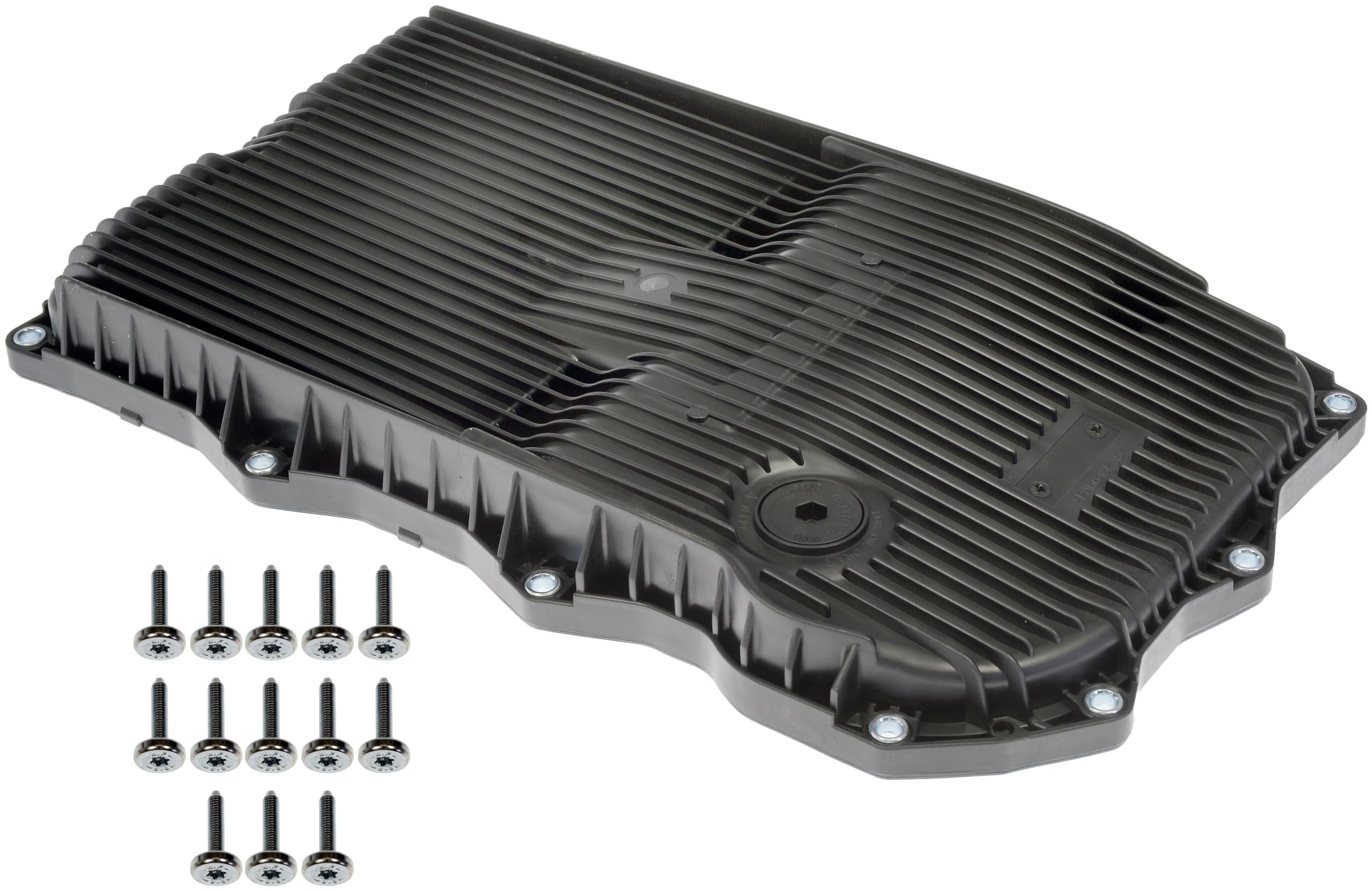 Transmission Pan Dorman 265-850 With Drain Plug, Gasket And Bolts Compatible with Select Models (OE FIX)