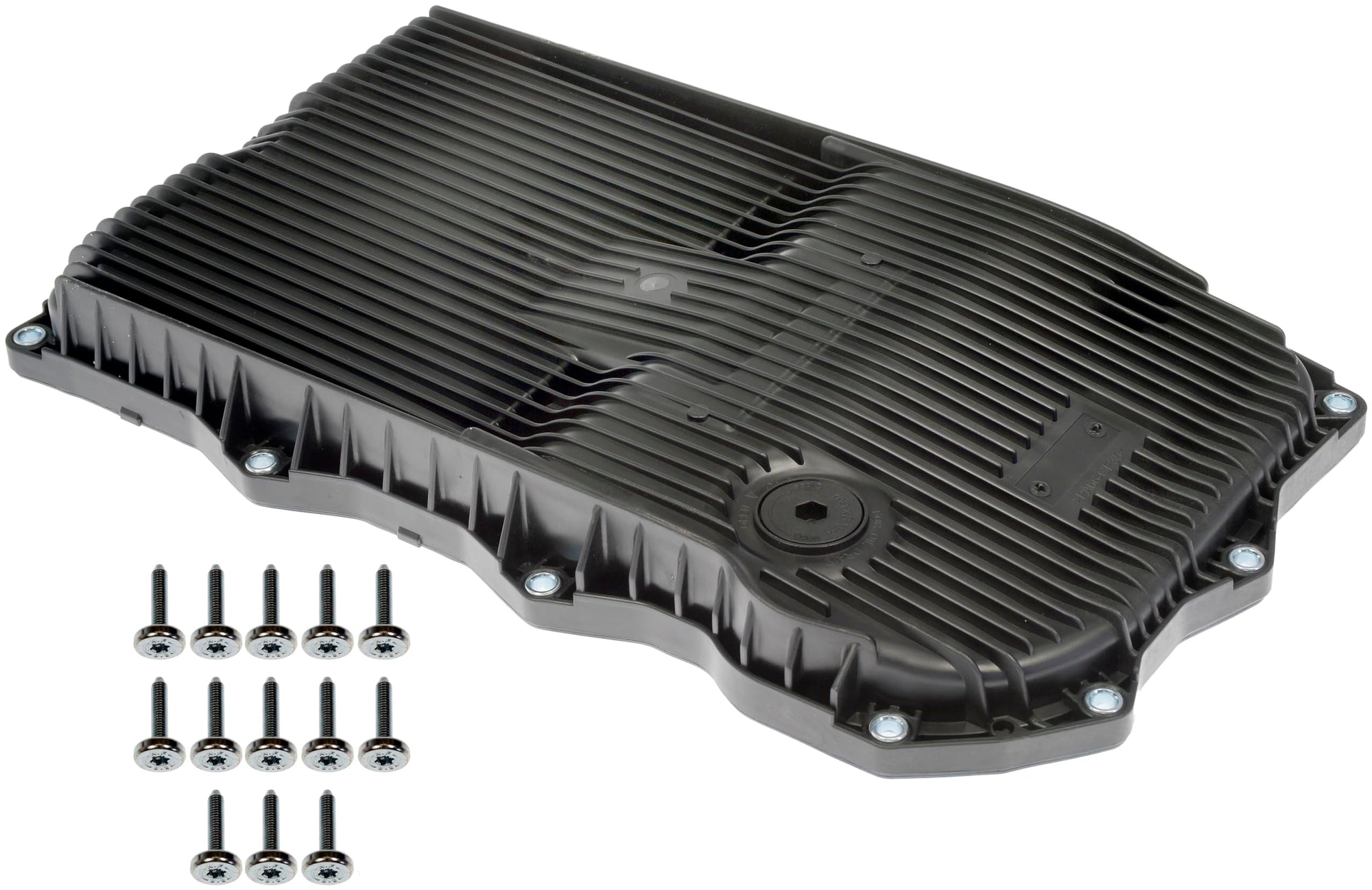 Transmission Pan Dorman 265-850 With Drain Plug, Gasket And Bolts Compatible with Select Models (OE FIX)