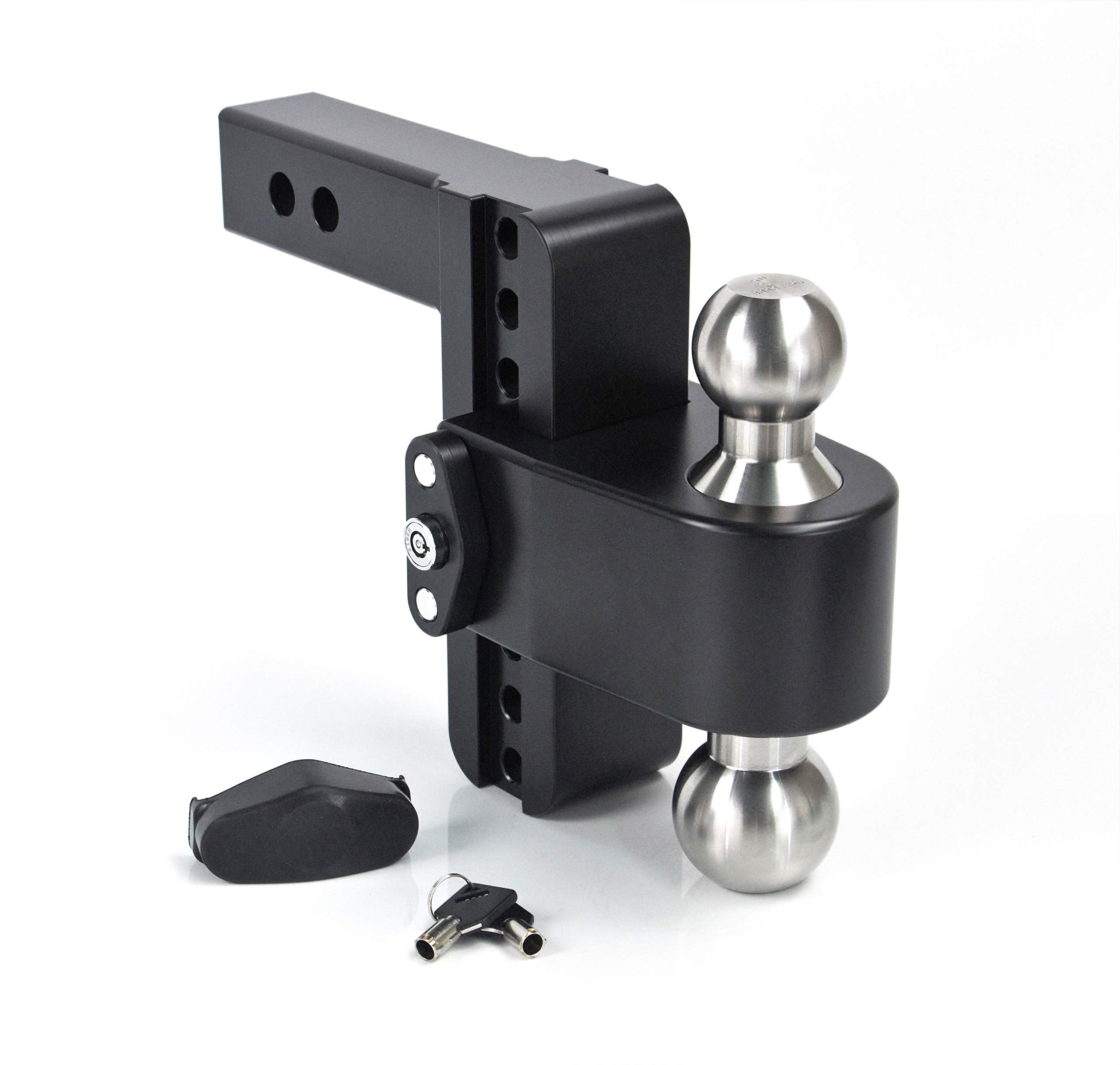 Drop Hitch Receiver Weigh Safe LTB6-2-CER-BLA: 2 Inches Adjustable