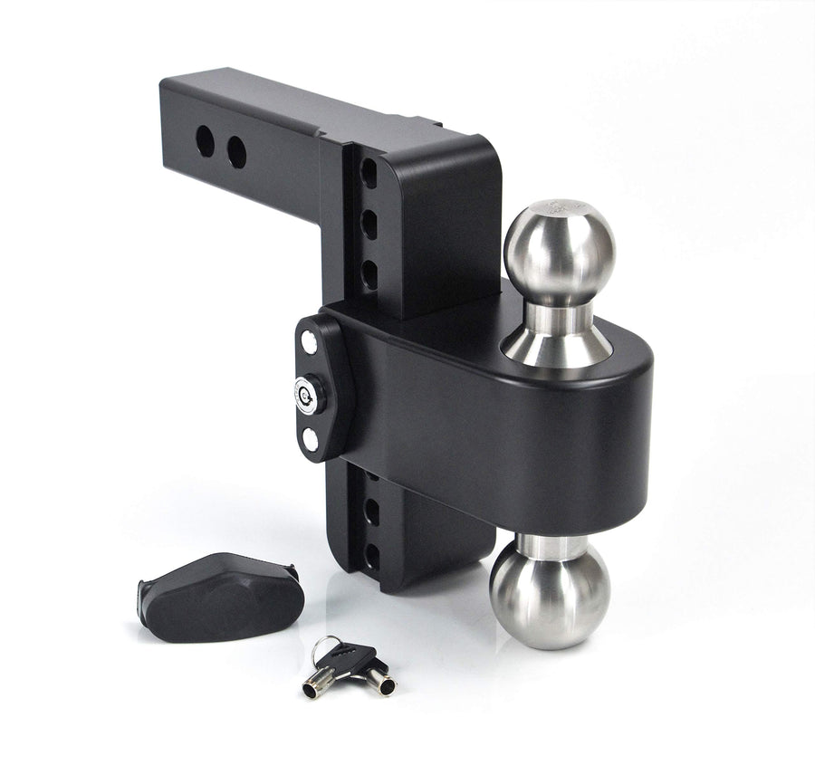 Drop Hitch Receiver Weigh Safe LTB6-2-CER-BLA: 2 Inches Adjustable