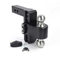 Drop Hitch Receiver Weigh Safe LTB6-2-CER-BLA: 2 Inches Adjustable