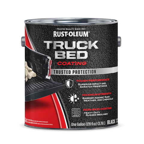Black Rust-Oleum 342669 Truck Bed Coating, Gallon
