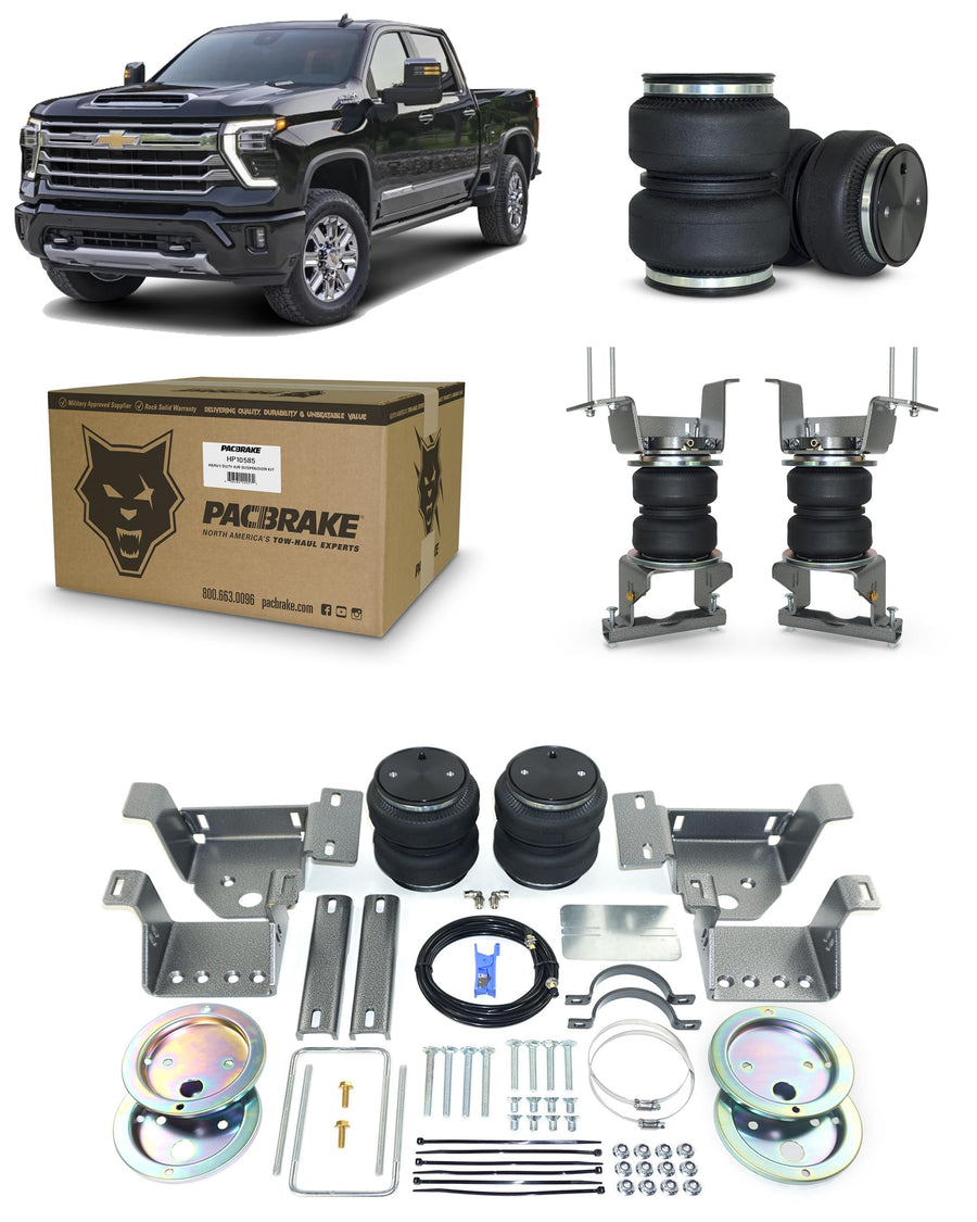 Pacbrake ALPHA XD HP10585-X Air Spring Suspension Kit Compatible with Chevrolet Silverado/GMC Sierra 2500/3500HD 2022-2024