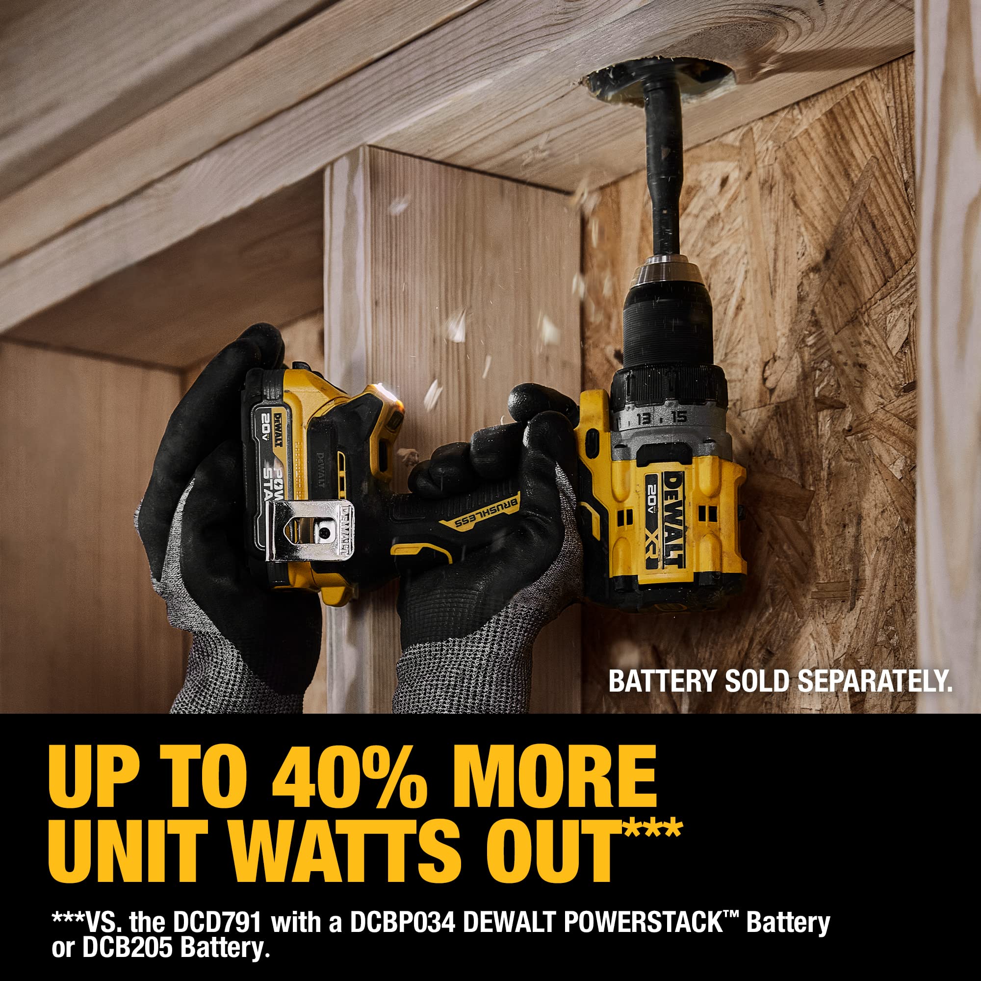 20V MAX XR DEWALT Cordless Drill/Driver, 1/2-in, Bare Tool Only (DCD800B)