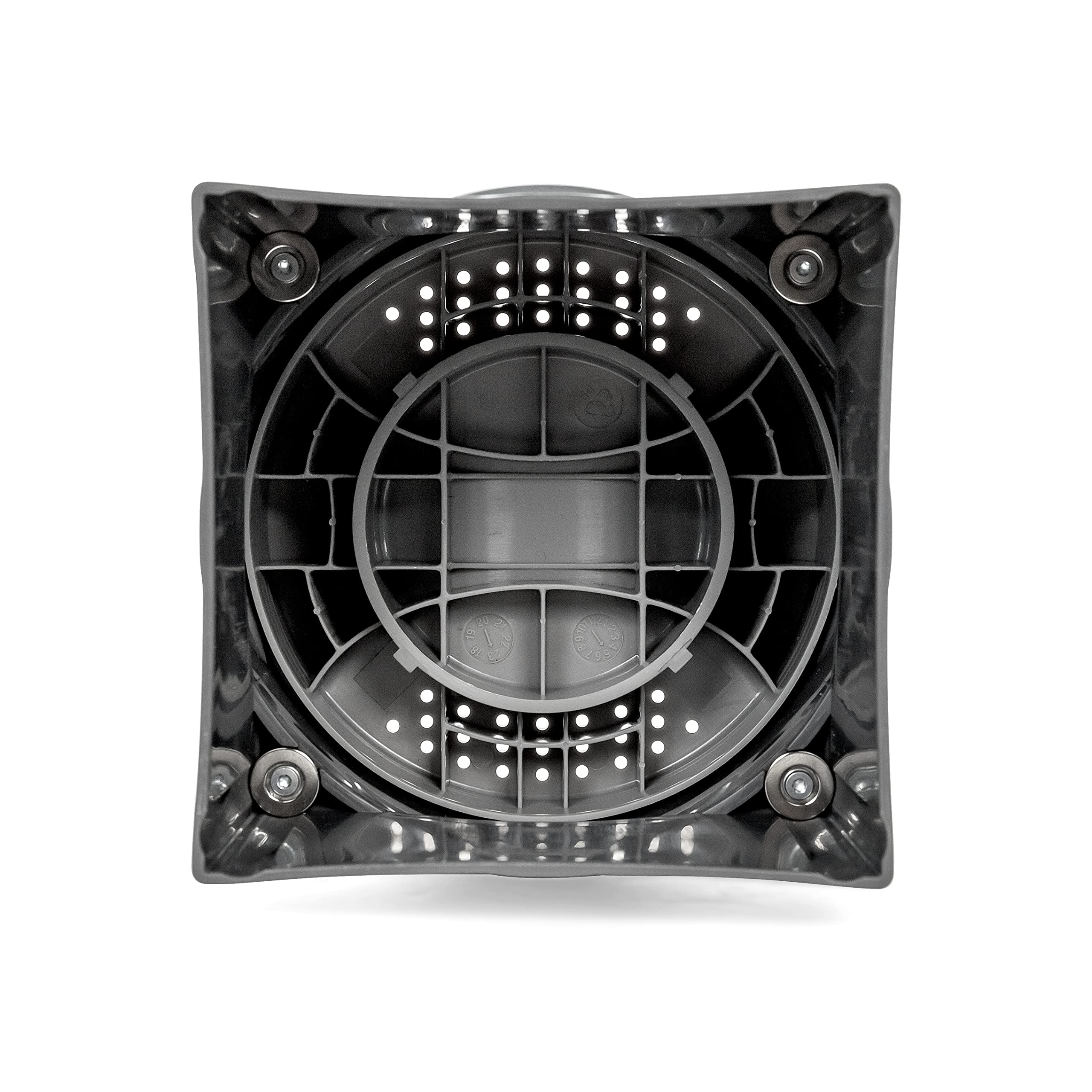 Camco RV Bumper Magnetic Cap | Allows for Convenient Storage of Your 4-in-1 Adapter During Travel | Features a Vented Cap for Air Flow While in Storage (40335), Gray