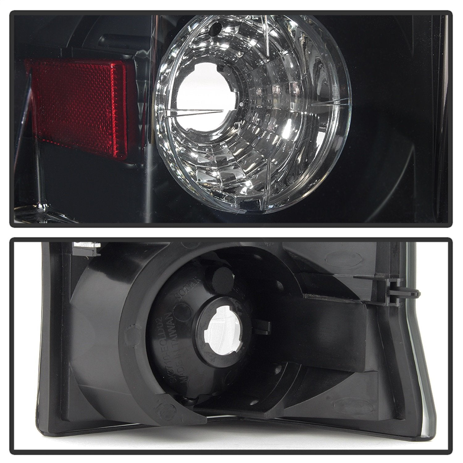 Cadillac Escalade SUV Spyder 5084378 (Not EXT) 02-06 Euro Style Tail Lights - Black Smoke