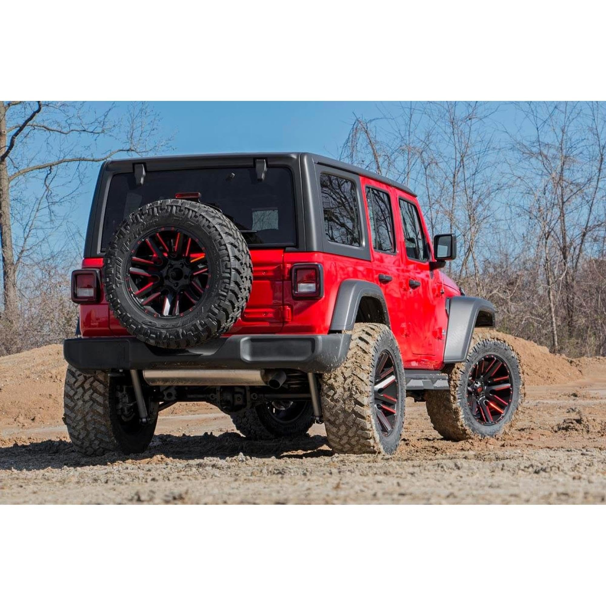 3.5 Inch Rough Country Lift Kit with Premium N3 Shocks for Jeep Wrangler JL 4XE 4-Door (2024)