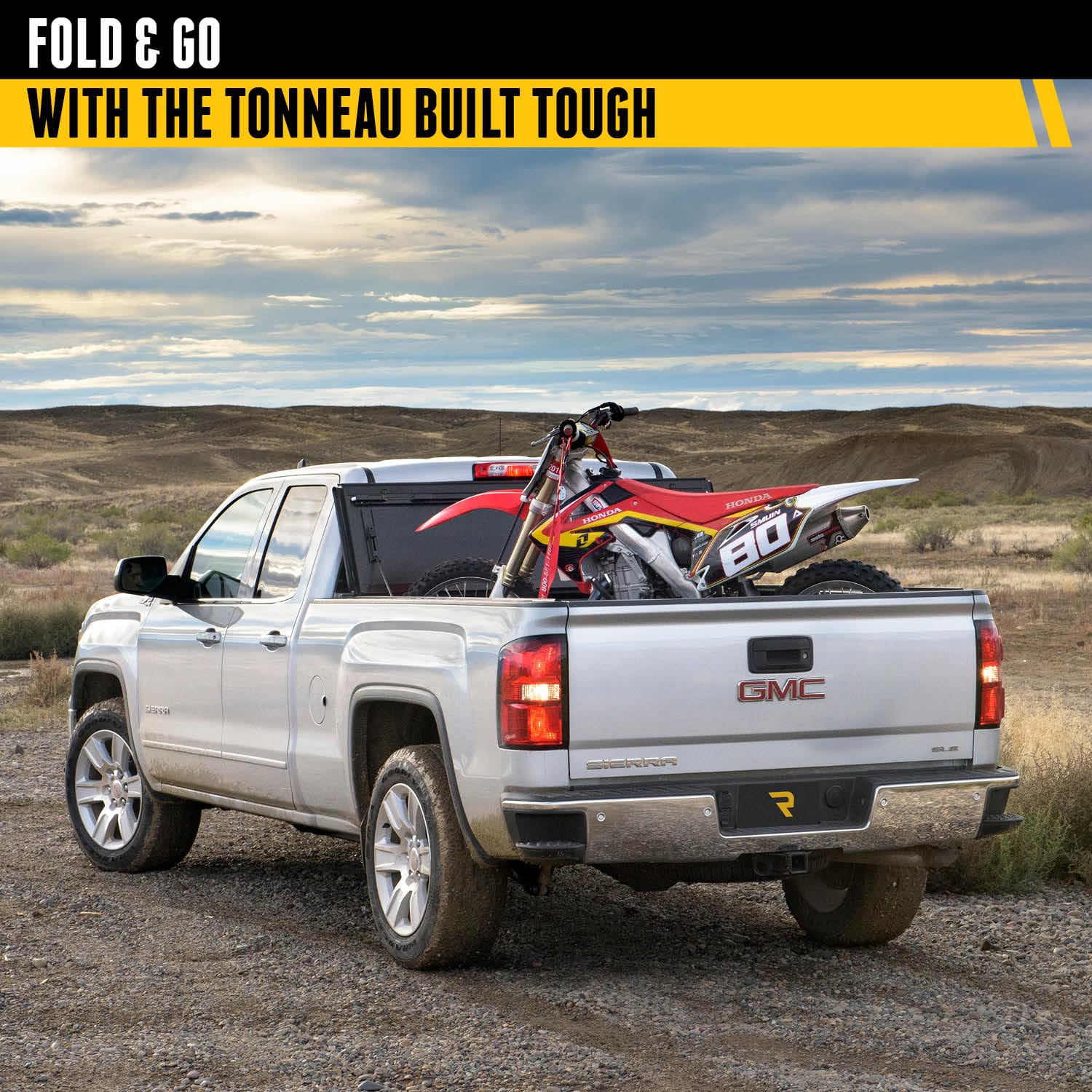 BAK BAKFlip F1 Hard Folding Truck Bed Tonneau Cover | 772227 | Fits 2019 - 2026 Dodge Ram 1500, Does Not Fit w/ Multi-Function (Split) Tailgate 5' 7" Bed (67.4")