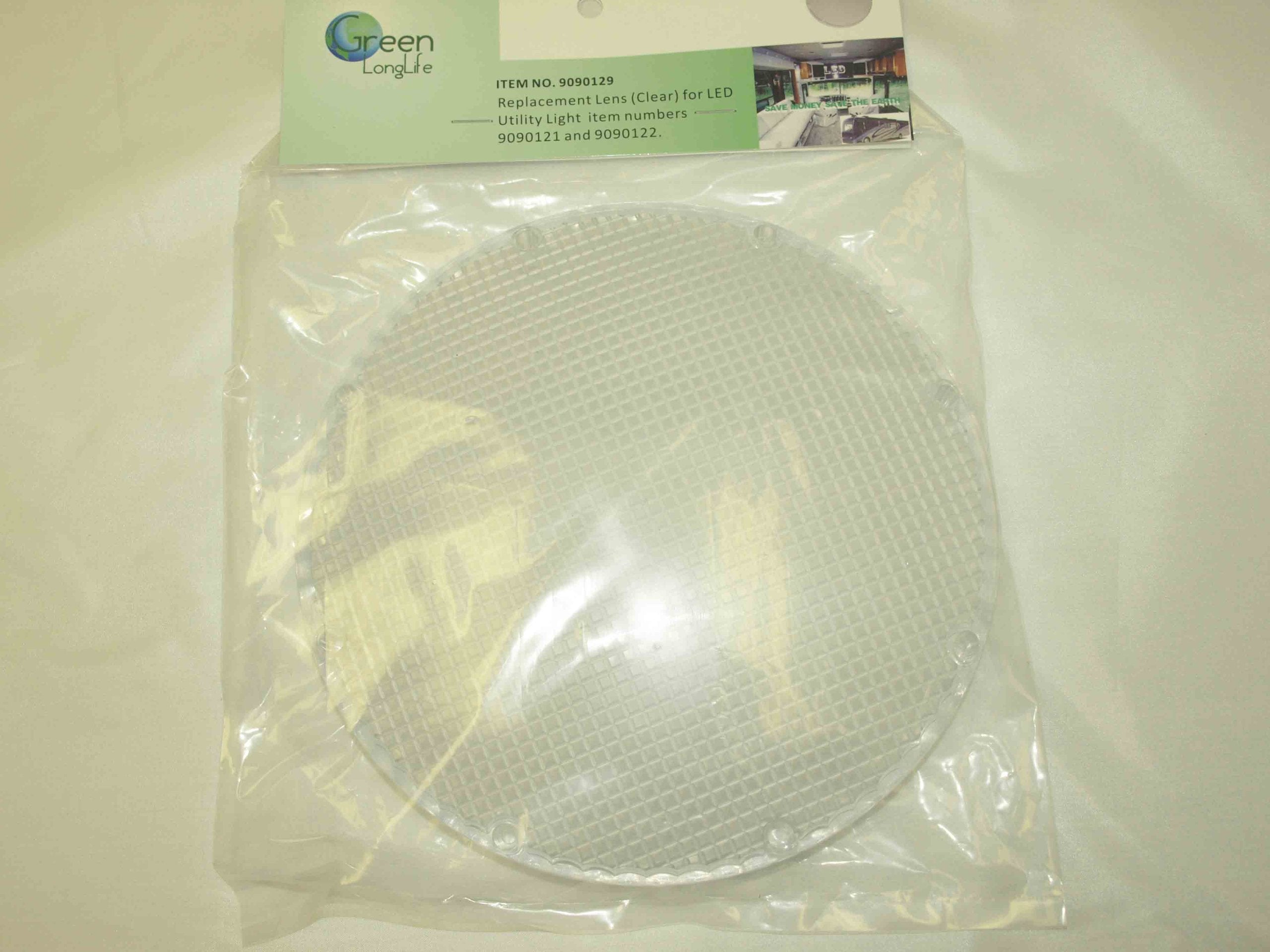 LongLife Green 9090129 Clear Replacement Lens for Utility Light