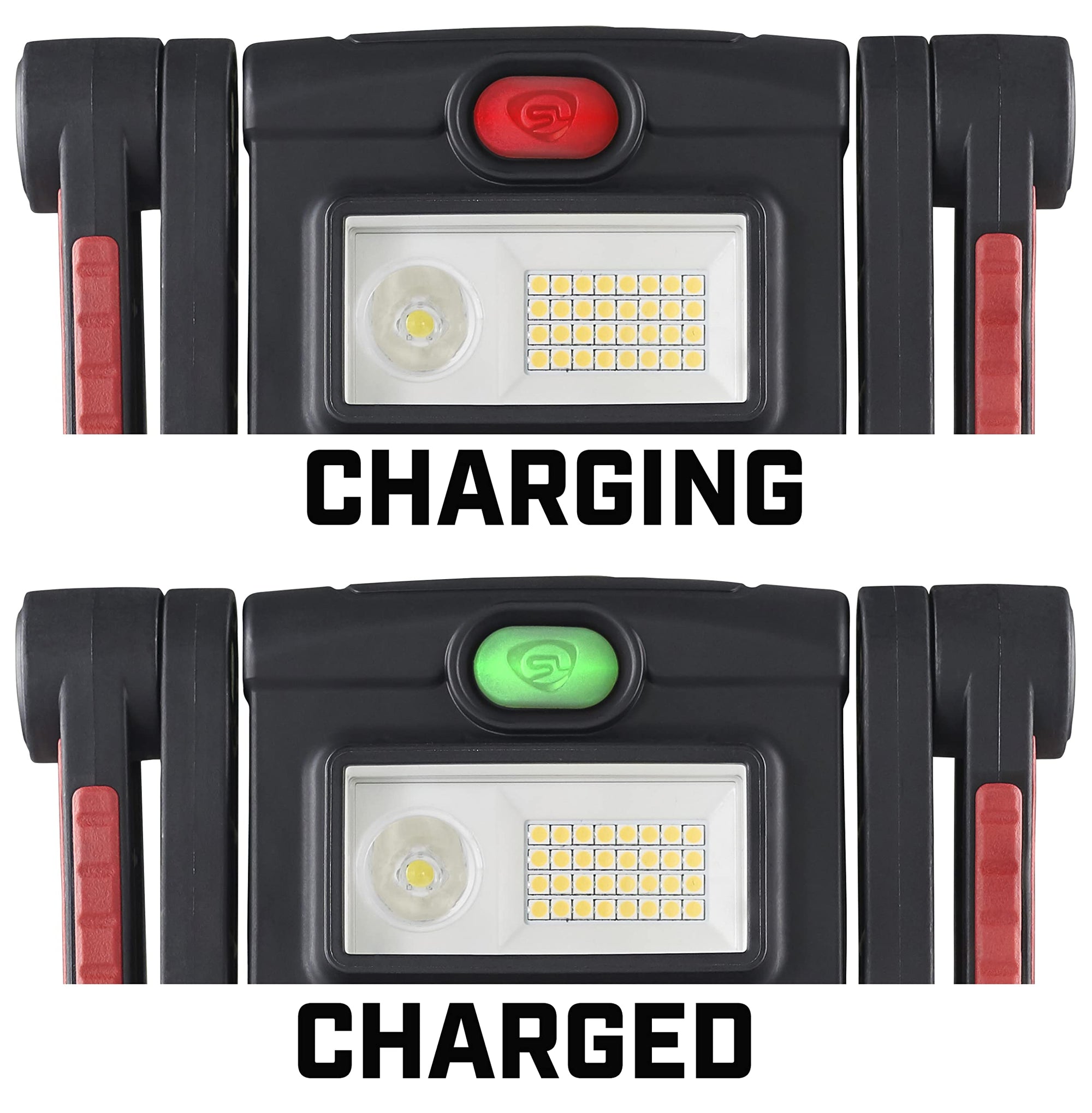 BearTrap Streamlight 61520 2000 Lumen Multi-Function Worklight with Magnetic Base and Hang Hook, 120V/100V AC, Red