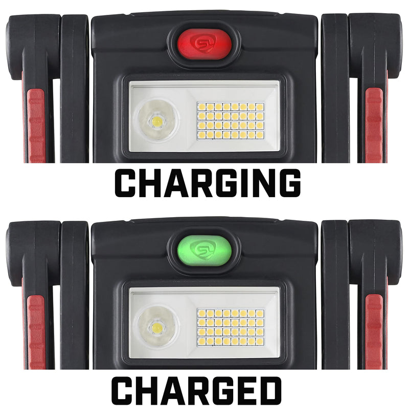 BearTrap Streamlight 61520 2000 Lumen Multi-Function Worklight with Magnetic Base and Hang Hook, 120V/100V AC, Red