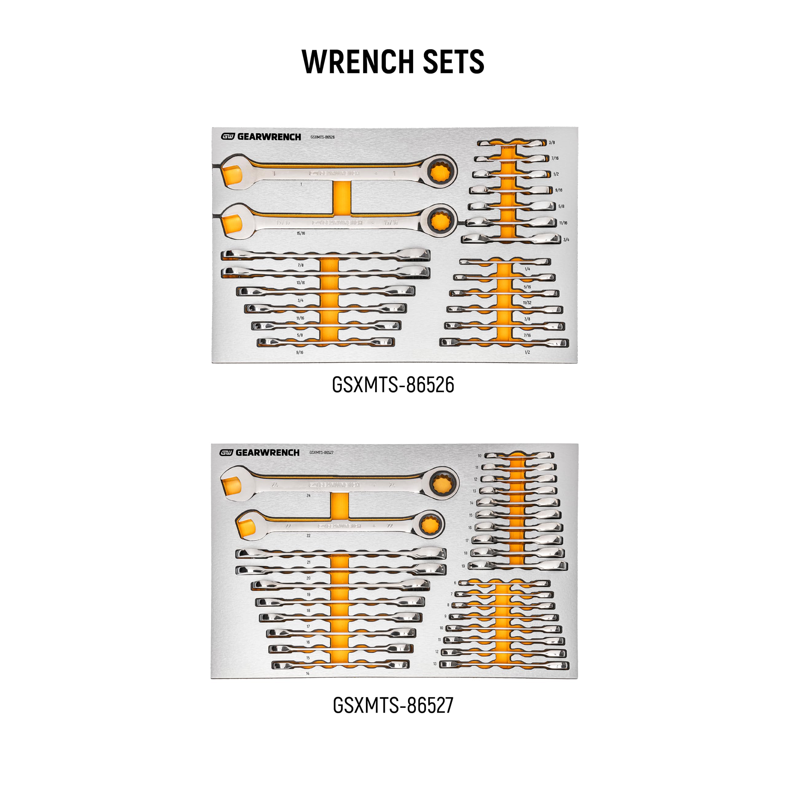 1024 Piece GEARWRENCH Master Mechanics Tool Set in Premium Modular Foam Trays with GSX Mobile Tool Storage | MEGAMOD1024