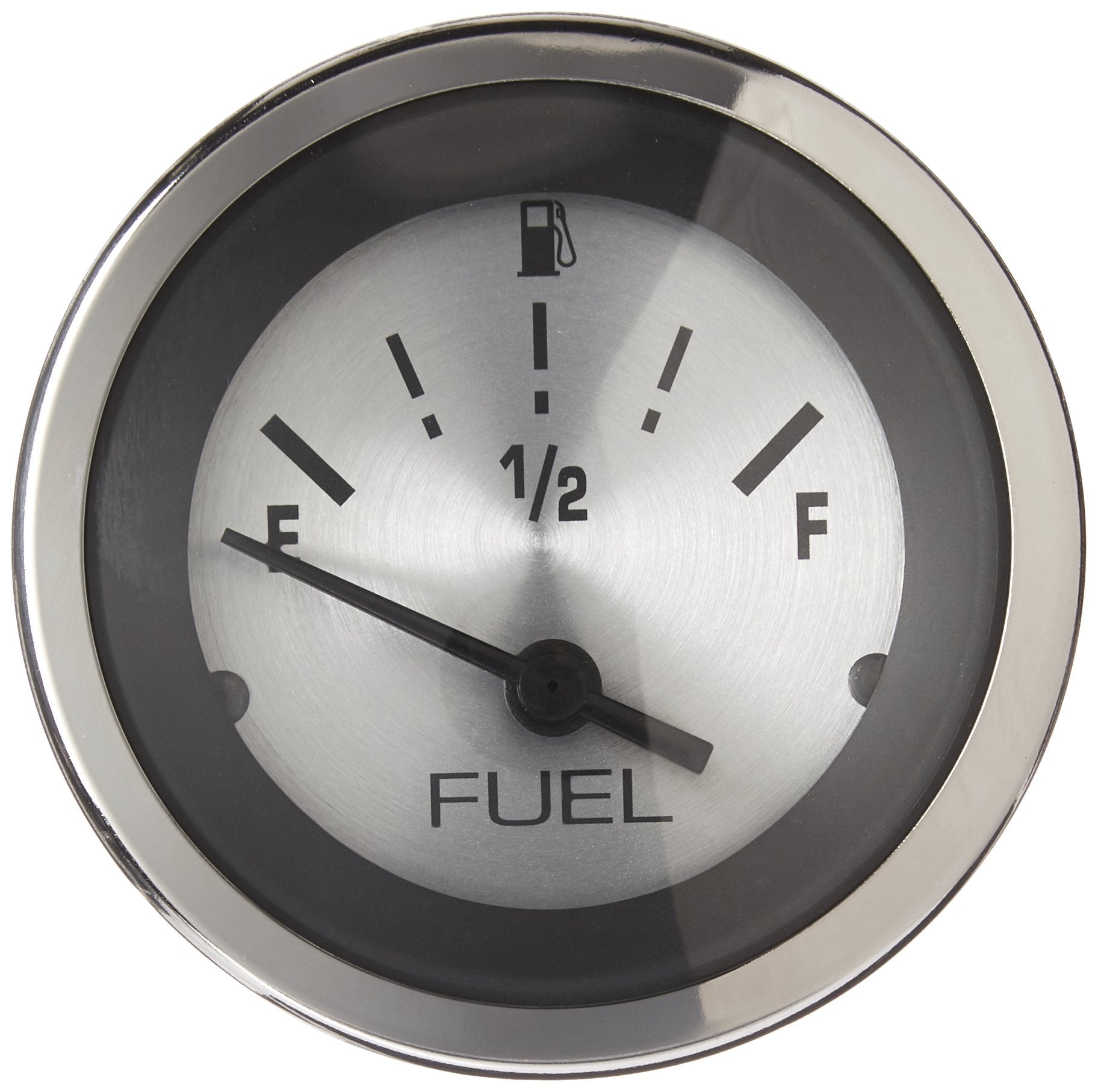 Sierra International 63477P Fuel Gauge, 2" Scratch Resistant E - 1/2 - F Dial Range