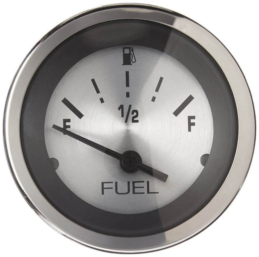 Sierra International 63477P Fuel Gauge, 2" Scratch Resistant E - 1/2 - F Dial Range