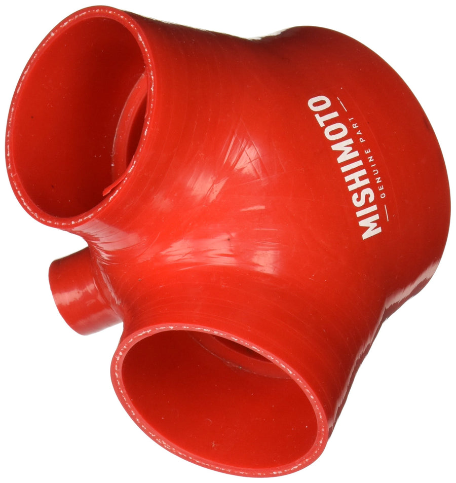 Silicone Throttle Body Hose Mishimoto MMHOSE-AUD-TBRD Fits Audi S4 2000-2002 Red