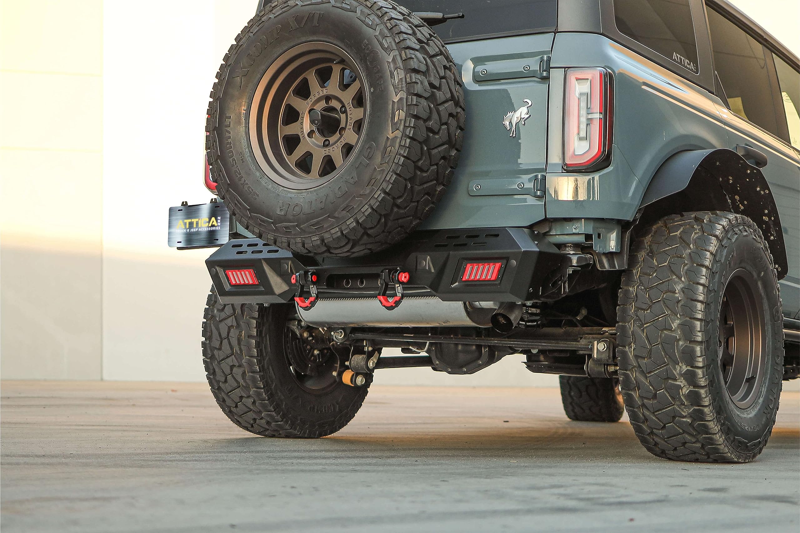 Ford Bronco (2021-2023) - Cobra Tek Attica4x4 Rear Bumper | Modular-style Black Powder Coated | Terra Series