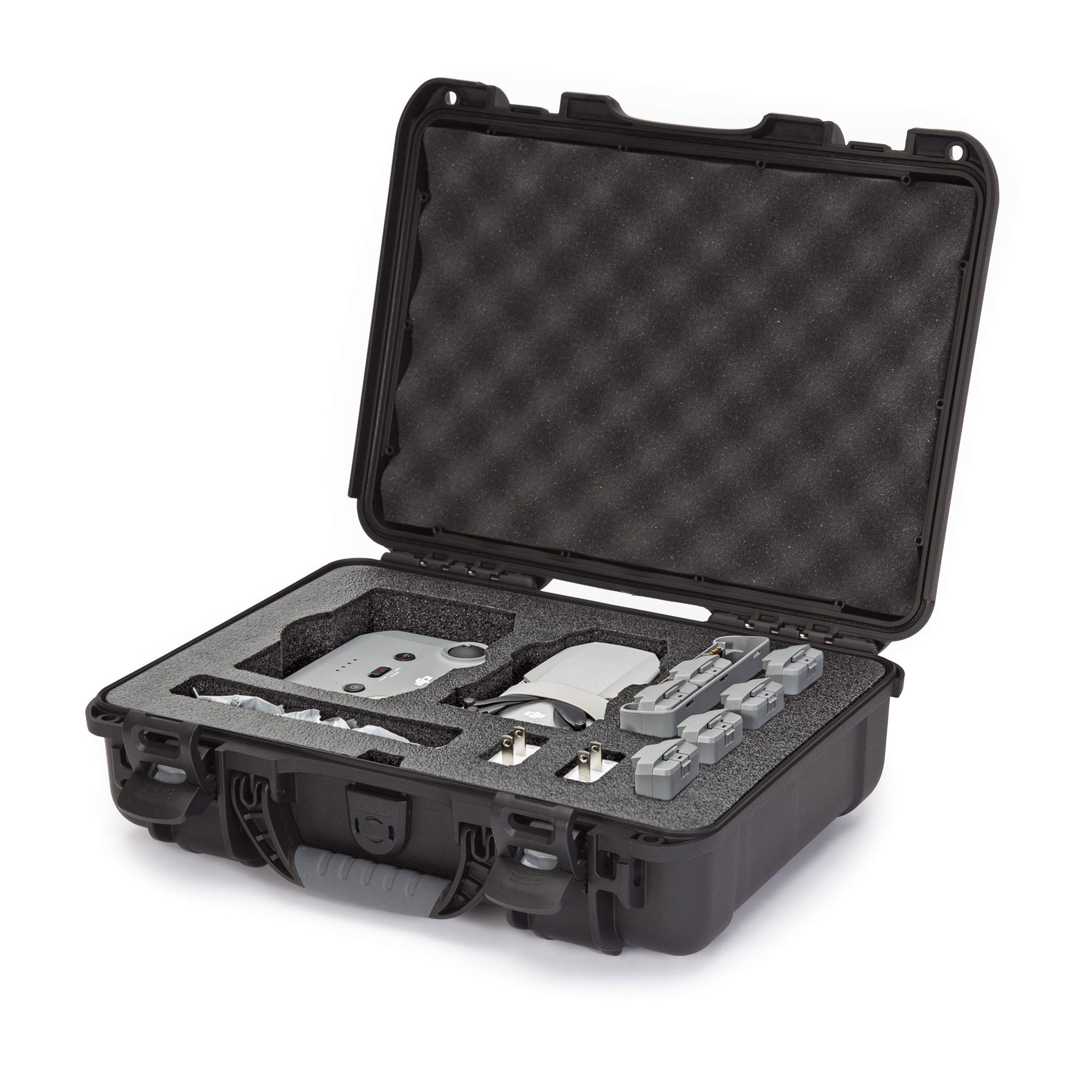 Waterproof Nanuk 910 Hard Case with Foam Insert for DJI Mavic Mini 2 Fly More - Black