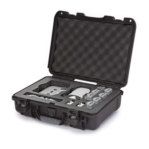 Waterproof Nanuk 910 Hard Case with Foam Insert for DJI Mavic Mini 2 Fly More - Black