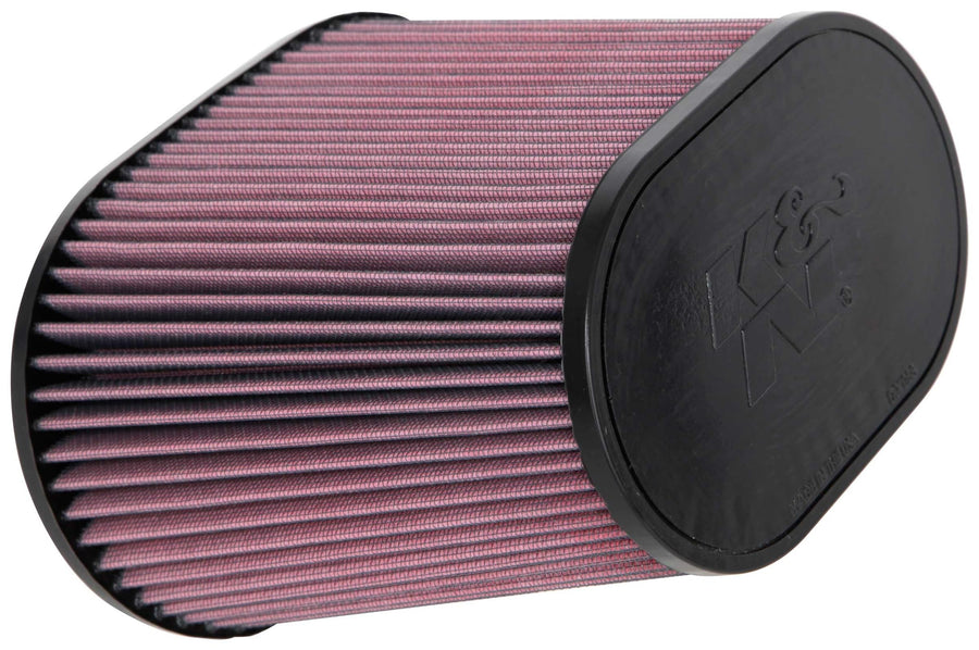 High-Flow K&N Original Lifetime Universal Clamp-On Air Filter: High Performance, Premium, Washable: Flange Diameter: 4 In, Filter Height: 7.5 In, Flange Length: 1.5 In, Shape: Oval Tapered, RE-1040