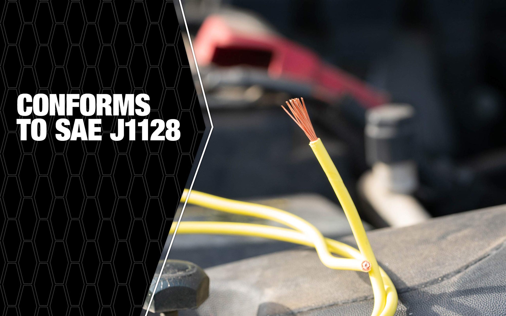 16-Gauge Woods 55668323 Primary Wire; Yellow