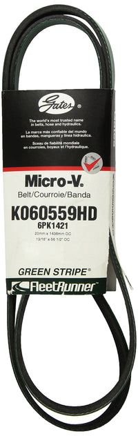 Gates Fleet Runner K060559HD Heavy Duty Micro V Serpentine Drive Belt