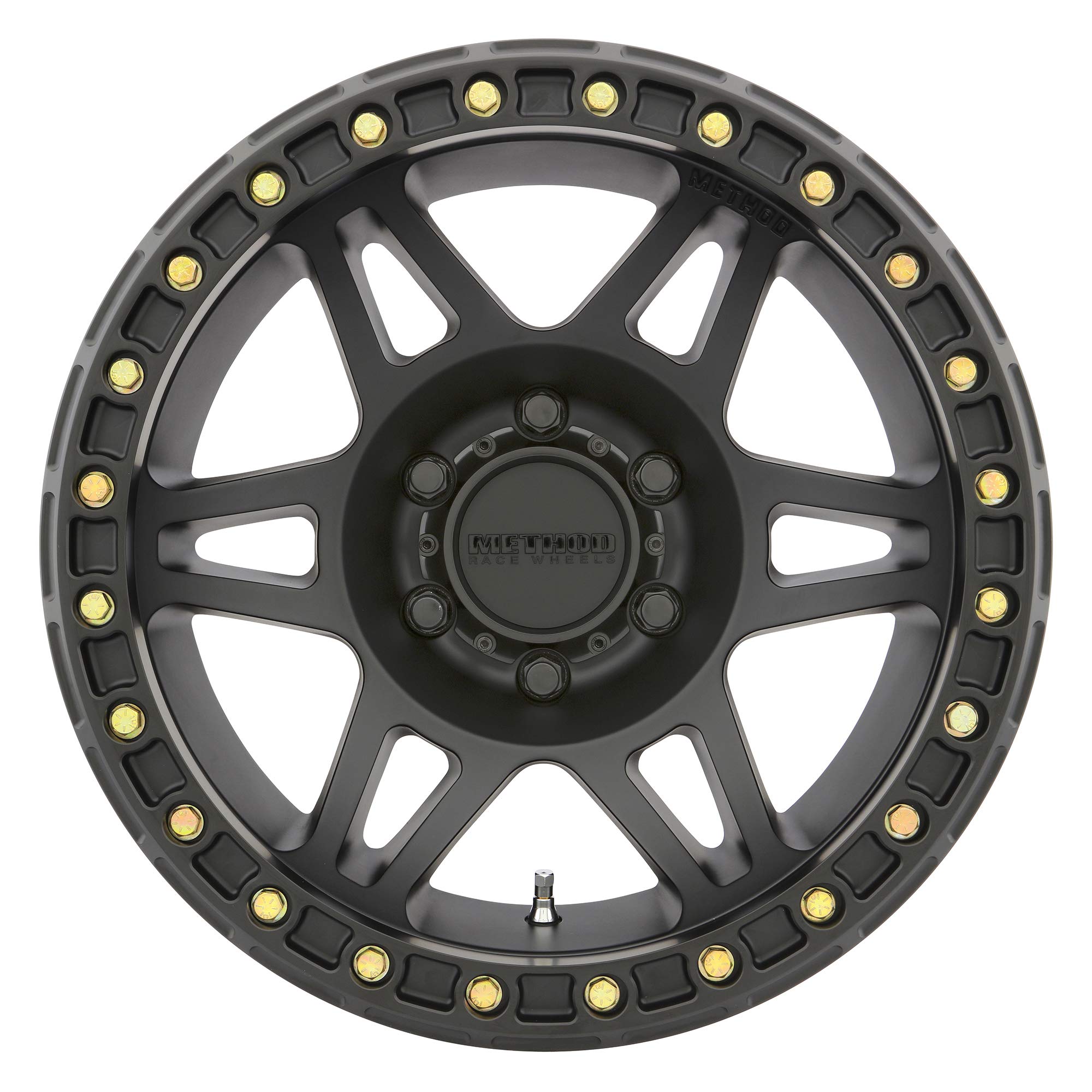 Method Race Wheels 106 Matte Black Beadlock 17x9" 6x5.5", 44mm offset 3.5" Backspace, MR10679060544B