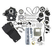 Holley High-Mount Accessory Drive 20-340BK - With Holley Oiling System - Complete Kit - Black
