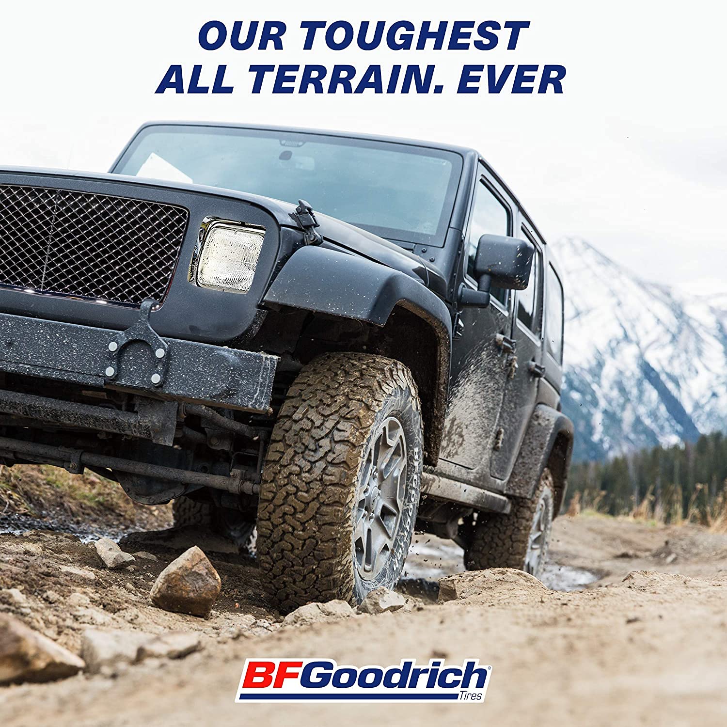 All Terrain BFGoodrich T/A KO2 Radial Car Tire for Light Trucks, SUVs, and Crossovers, LT285/70R17/C 116/113Q