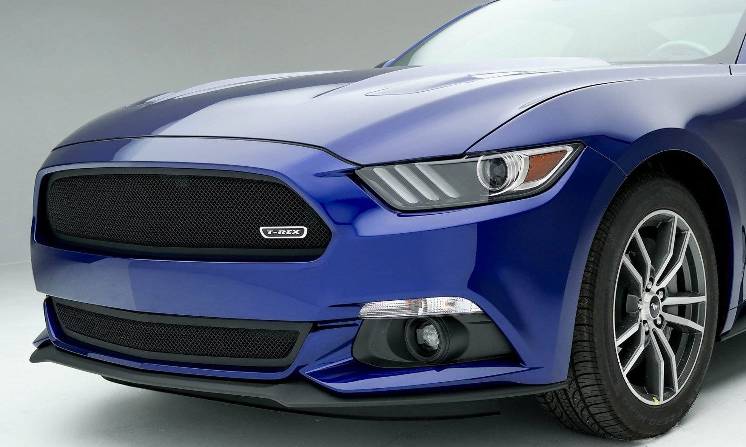 Upper Class Series 2015-2017 Mustang GT Bumper Grille, Black, 1 Pc, Overlay - PN #52530