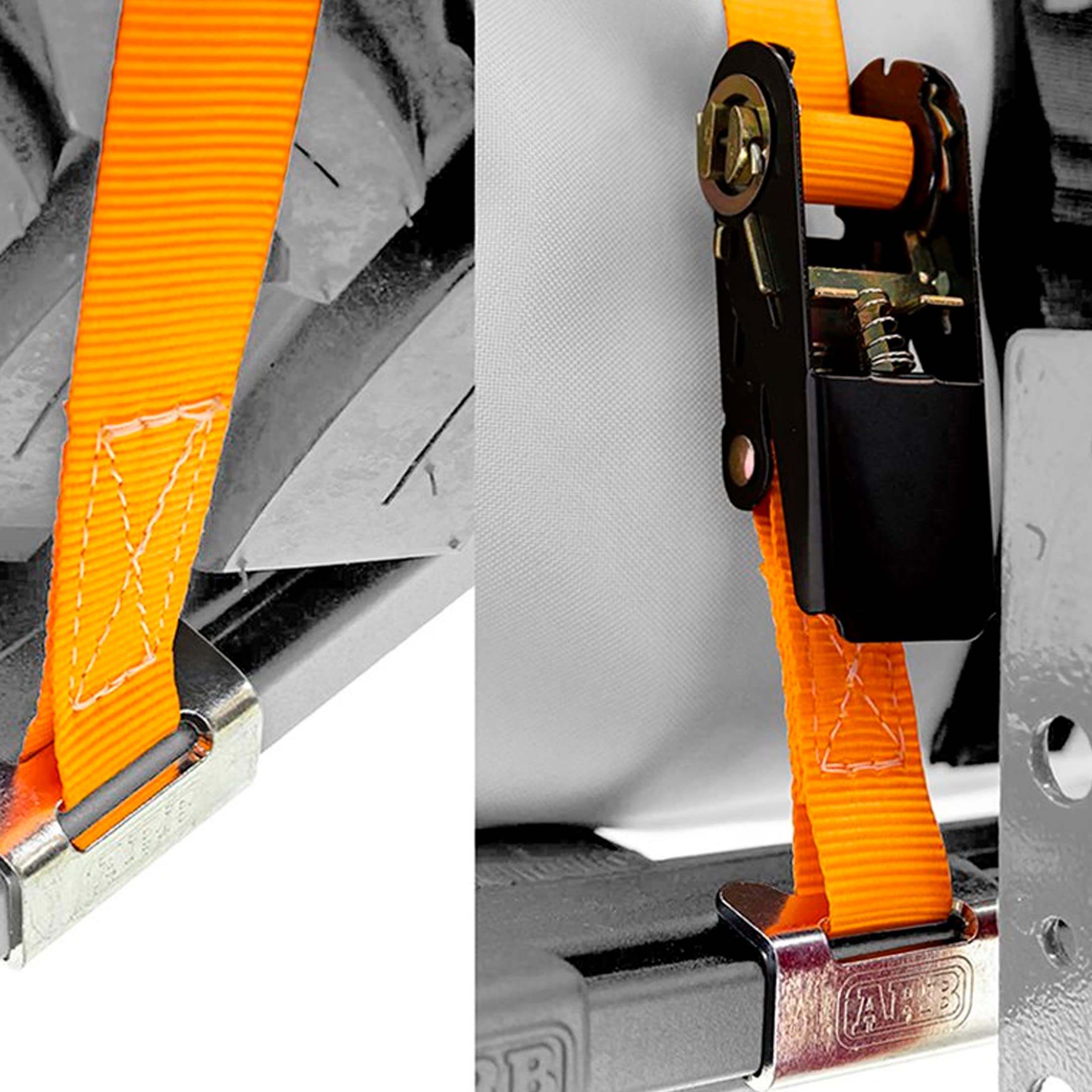 ARB Ratchet Strap 1780370 Base Rack 4x4 Accessories, Ideal for Strapping Anything to Your roof Rack
