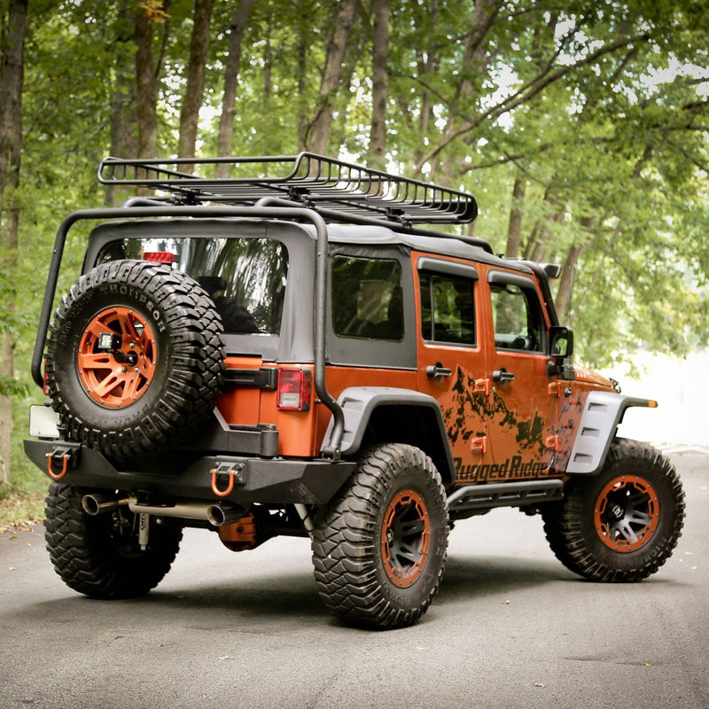Hurricane Fender Flare Kit, Rugged Ridge, EU, Textured | 11640.09 | Fits 2007-2018 Jeep Wrangler JK