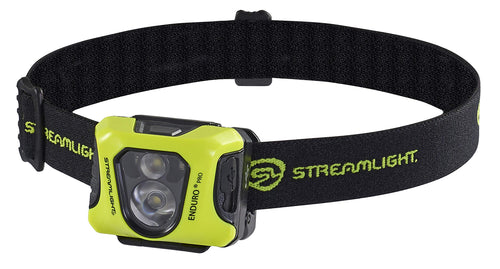 Enduro Pro USB Streamlight 61435 200-Lumen 2080-Candela Ultra-Light LED Rechargeable Headlamp with Spot & Flood Beams, Elastic Head Strap, and USB Cable, Yellow