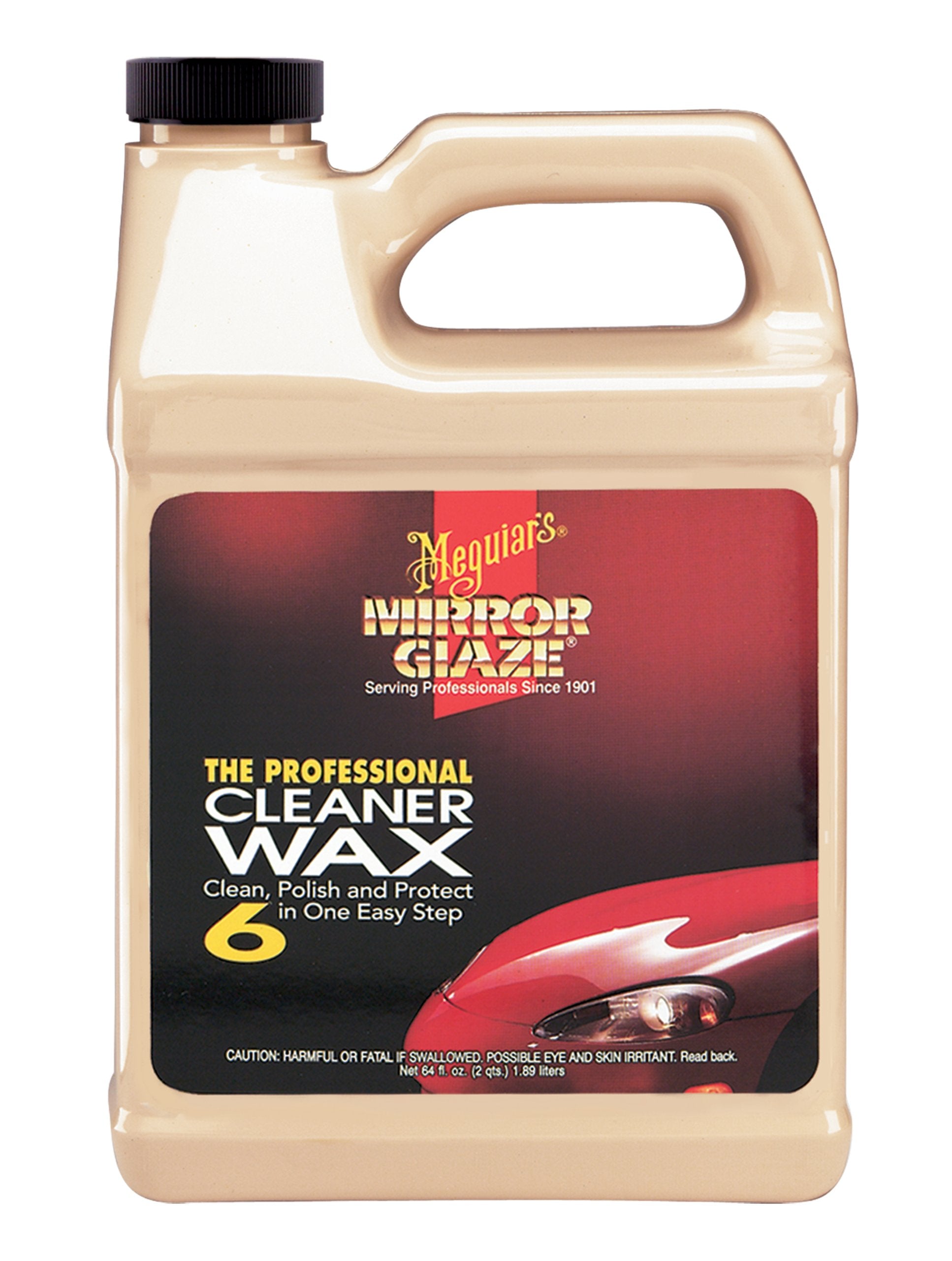 M664 Meguiar's Mirror Glaze Cleaner Wax - 64 Oz Container