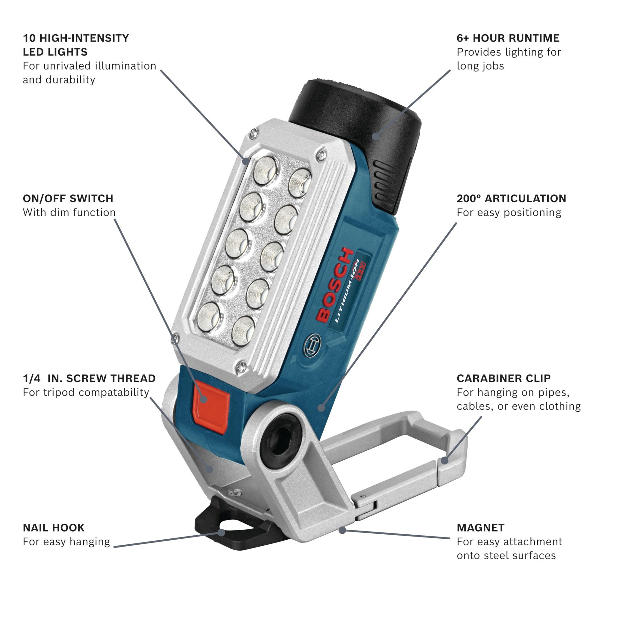 12V Max Bosch LED Worklight (Bare Tool) FL12