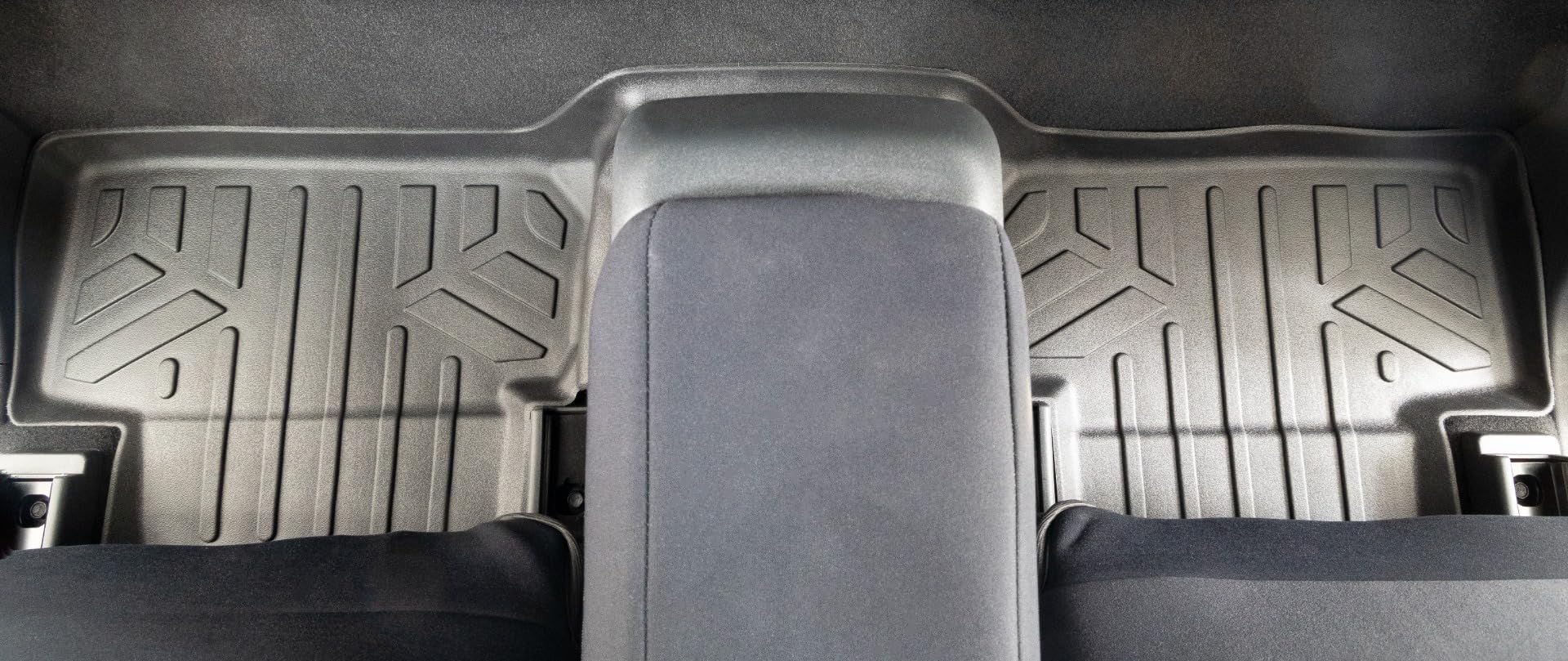 Rough Country Floor Mats All Weather for Ford Bronco 2-Door (2021-2025) - Non-Slip Waterproof Flexible Floor Mat, Front & Rear Set