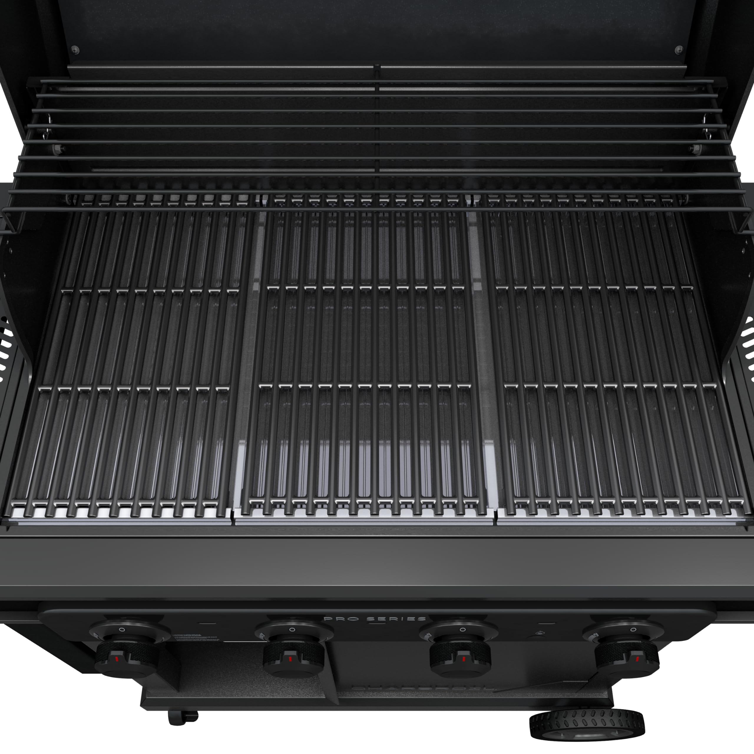 Pro Series Charbroil with Amplifire Infrared Technology 4-Burner Propane Gas Grill and Griddle Cabinet, Black - 463279224