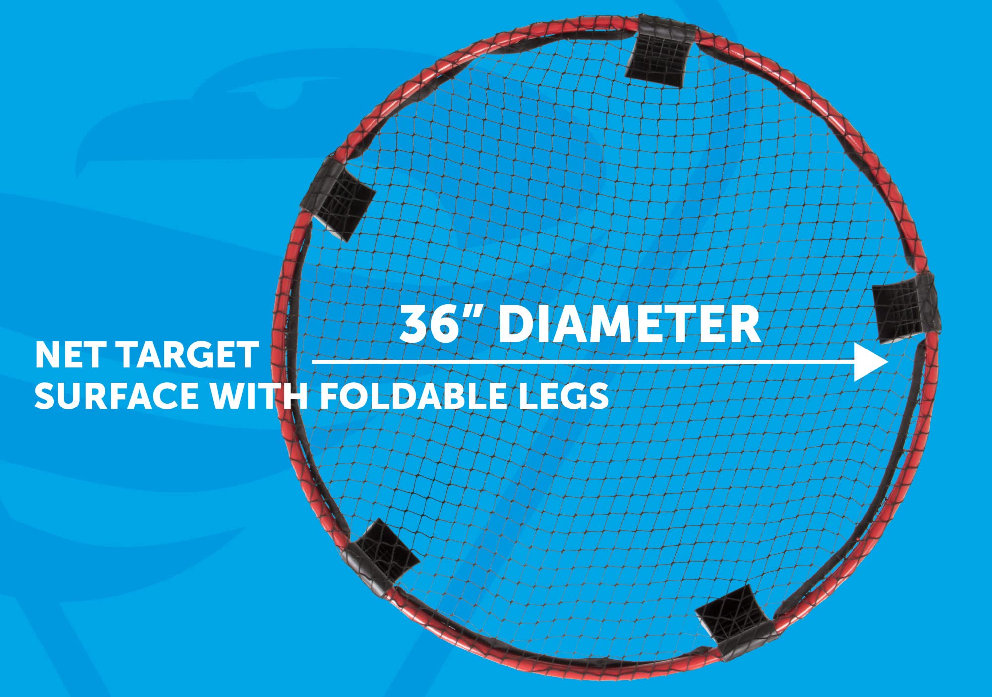 Triumph Sports Rallyball Triumph - Includes Net Target, Two 3.5" Balls, One 5" Ball, Inflating Pump and Carry Bag