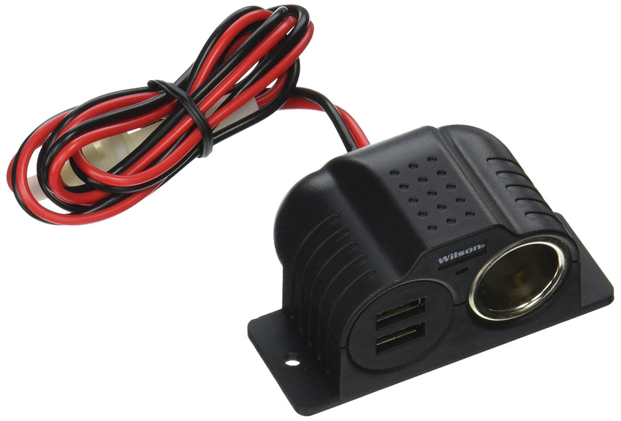 12-Volt Wilson 30512V2USB Power Outlet with 2 USB Ports