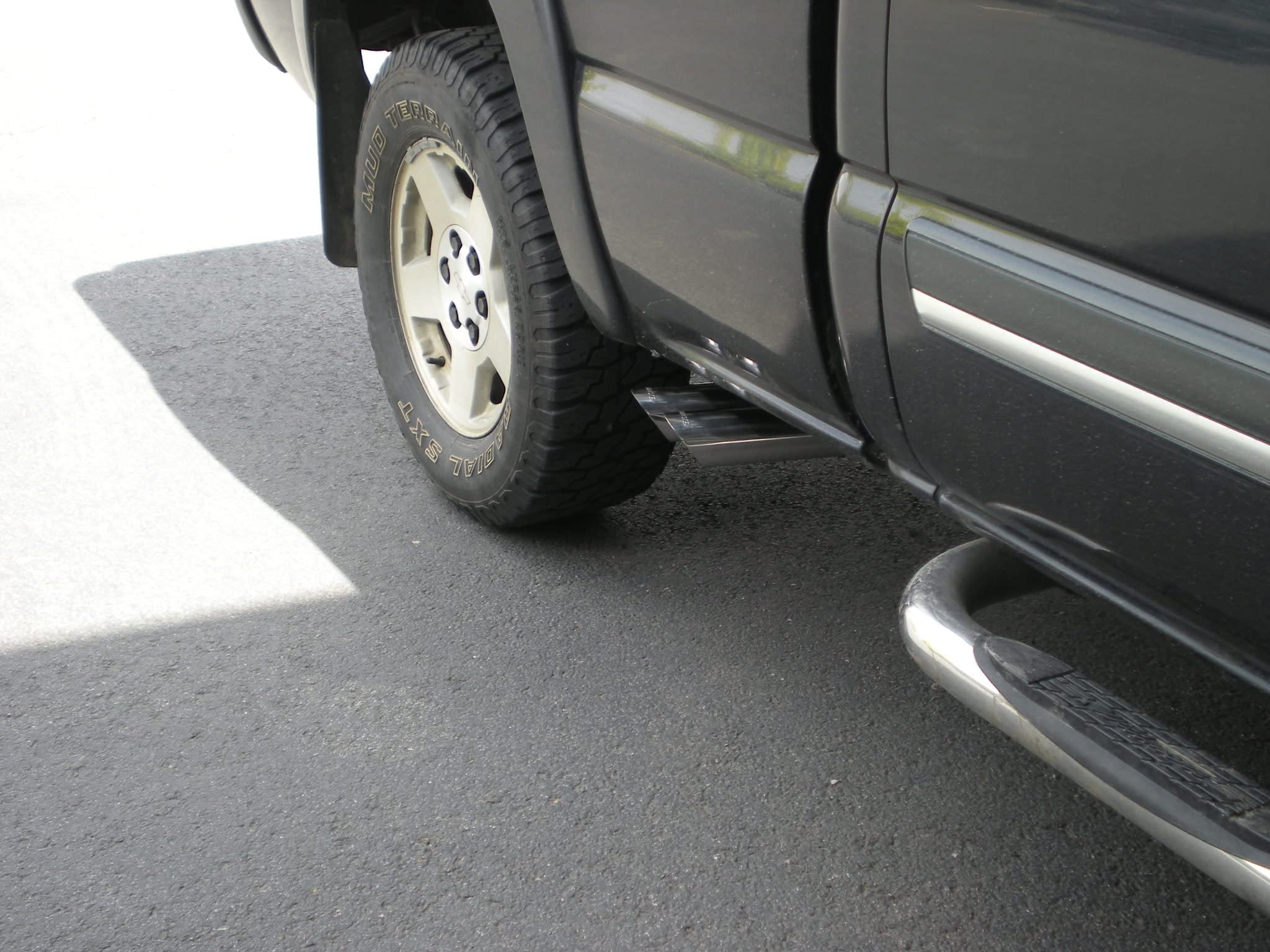 American Thunder Flowmaster 17395 Cat-Back Exhaust Kit 3 Inch Aluminized Steel 3 Inch Stainless Tips Compatible with 1999-2007 Classic Chevy Silverado GMC Sierra 1500 4.8L 5.3L Extended Cab Short Bed