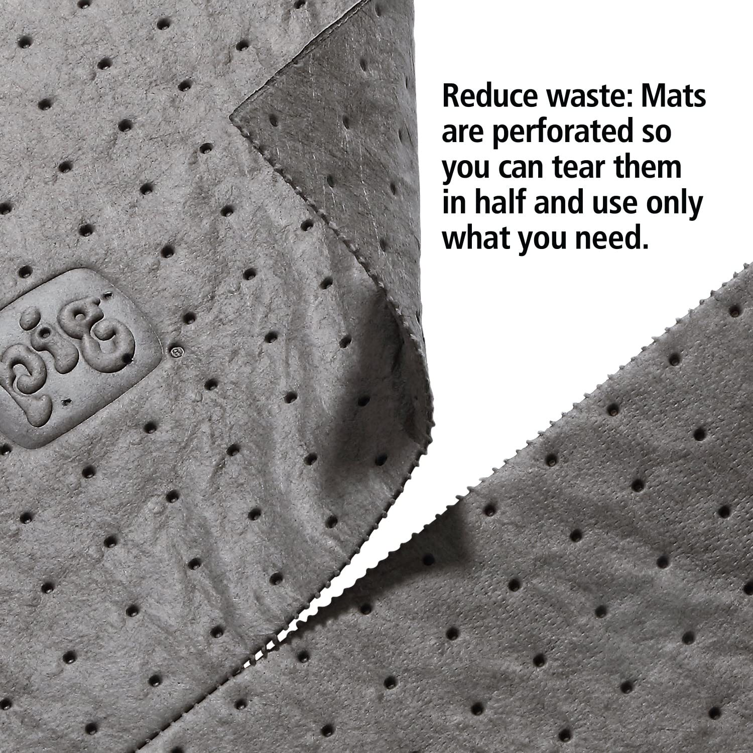 Absorbent PIG Mat Pads | Heavyweight | 15" W x 20" L | Each Pad Absorbs 28.16 oz | 100-Count | MAT240