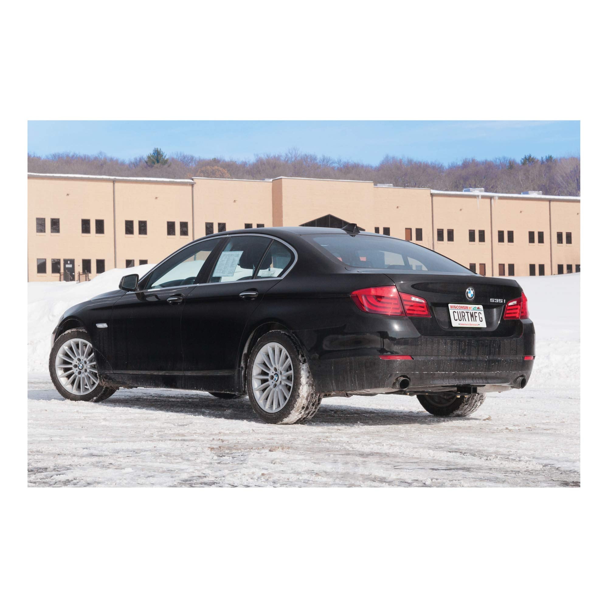 CURT Class 1 Trailer Hitch with Ball Mount, 1-1/4-In Receiver, Fits BMW 535i, 535i xDrive, 550i, 550i xDrive Select