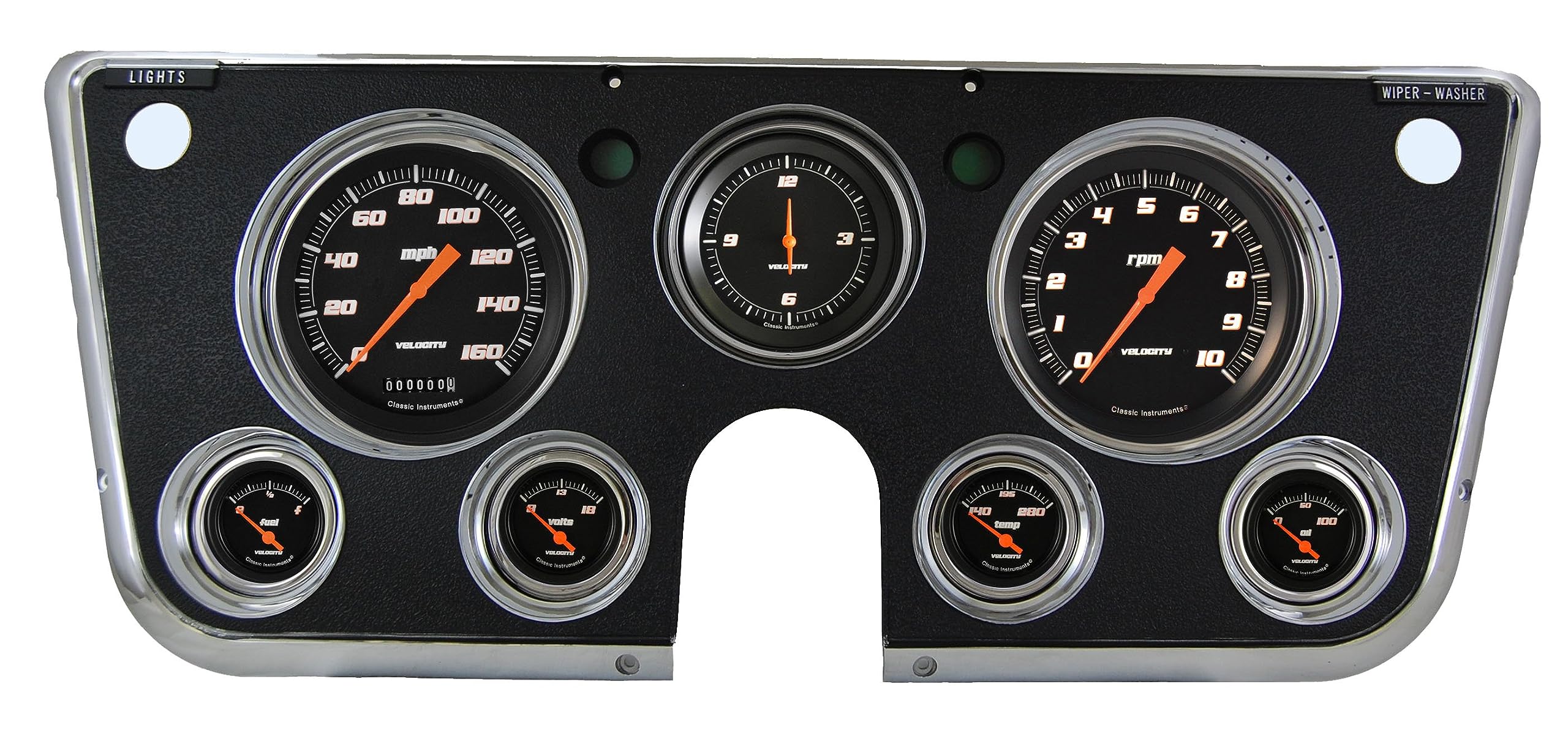 Velocity Series Classic Instruments Black Gauge Set