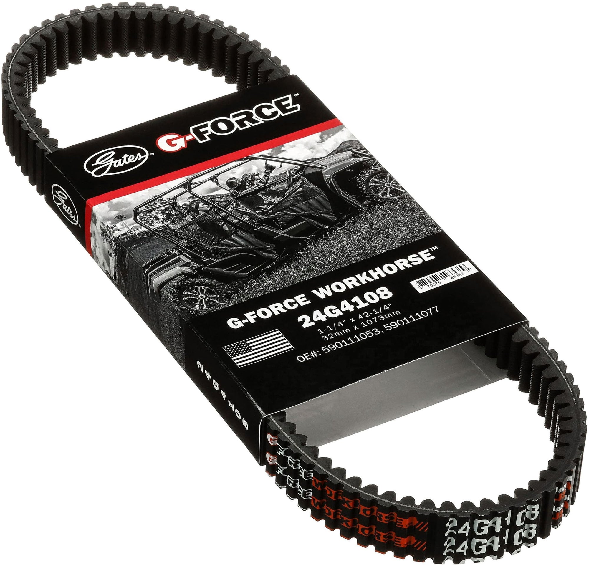 Continuously Variable Transmission (CVT) G-Force Belt