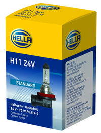 HELLA 24V H11 Standard Halogen Bulb, 70W