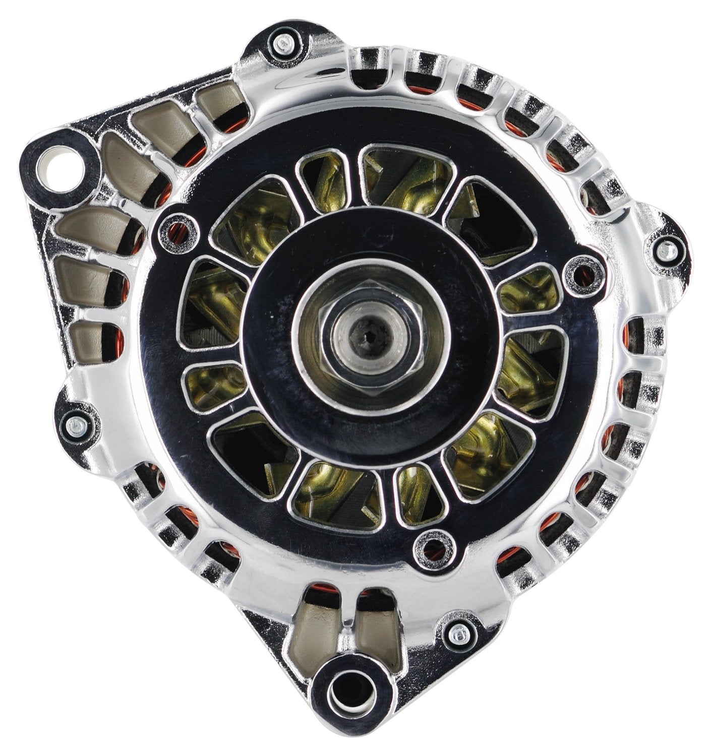 Chrome Powermaster 18247 Alternator (AD230 120A 6 Groove Pulley OE Hookup PLFS)